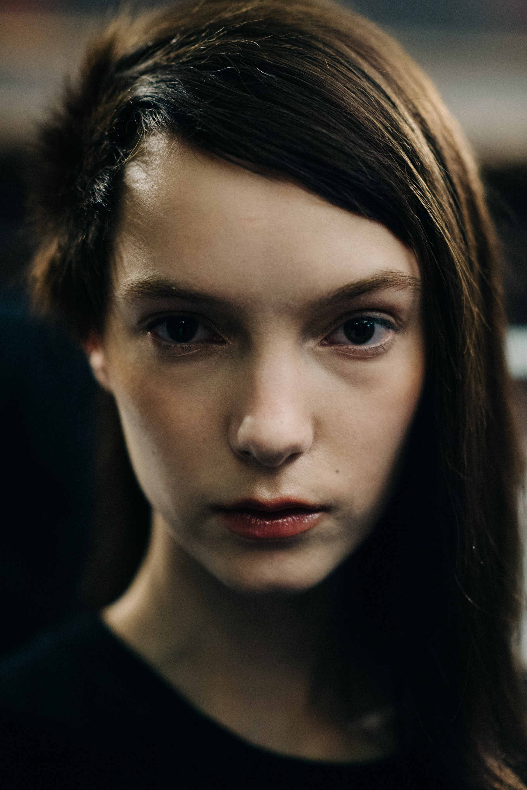 Portrait of a Russian model Irina Liss