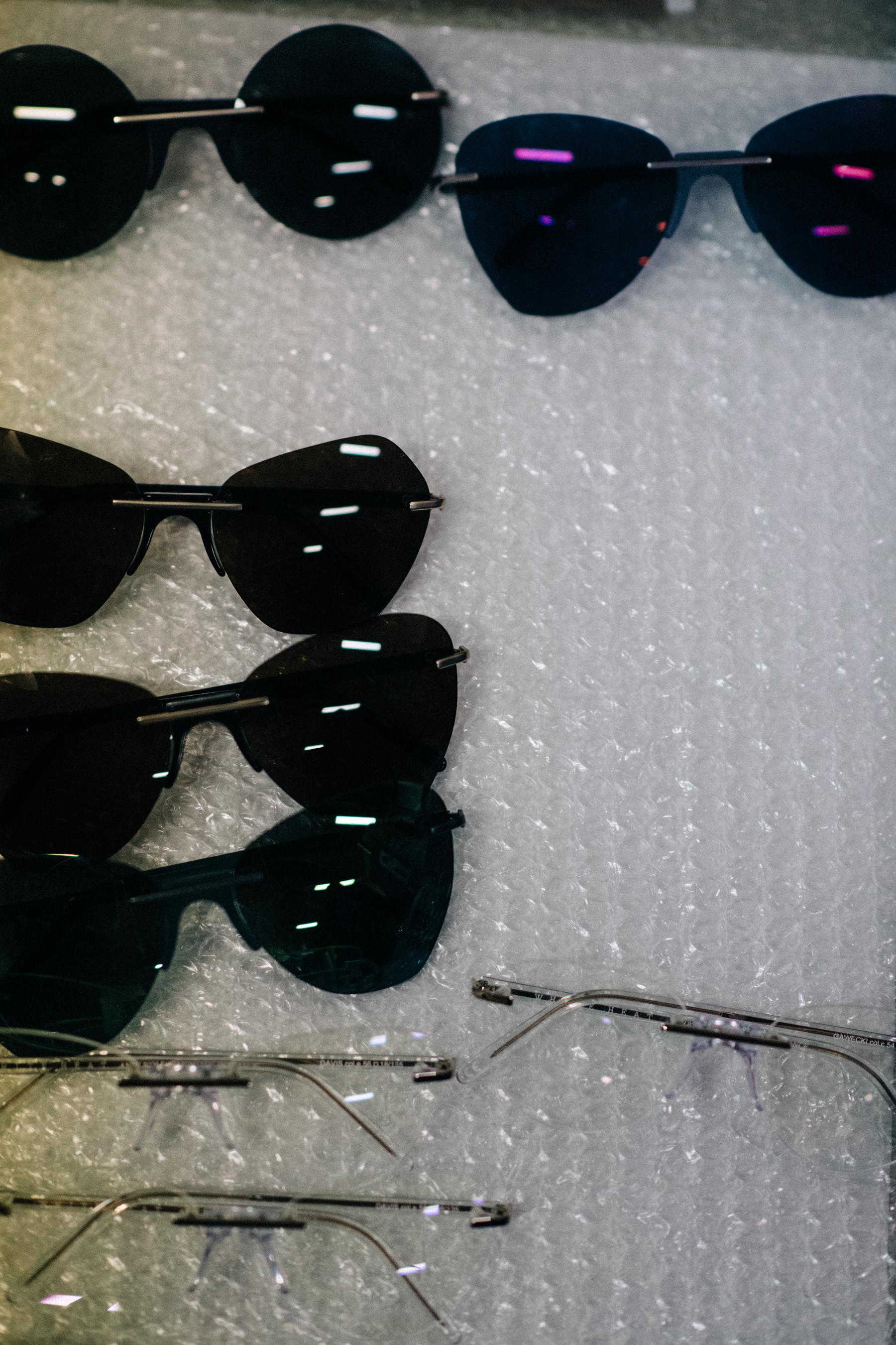 Photo of black sunglasses