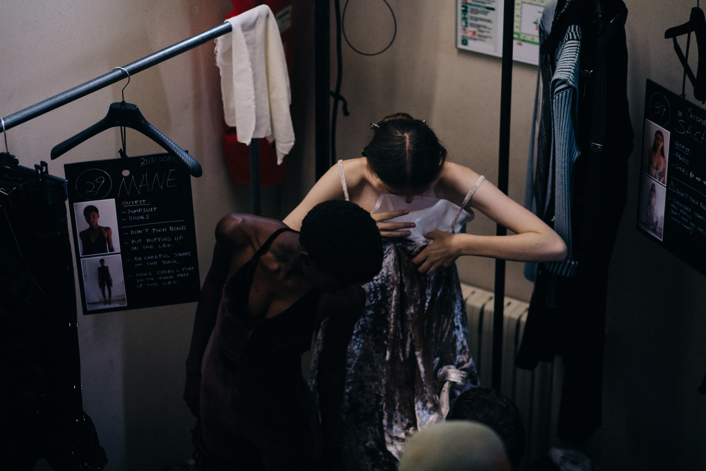 Fitting before the show