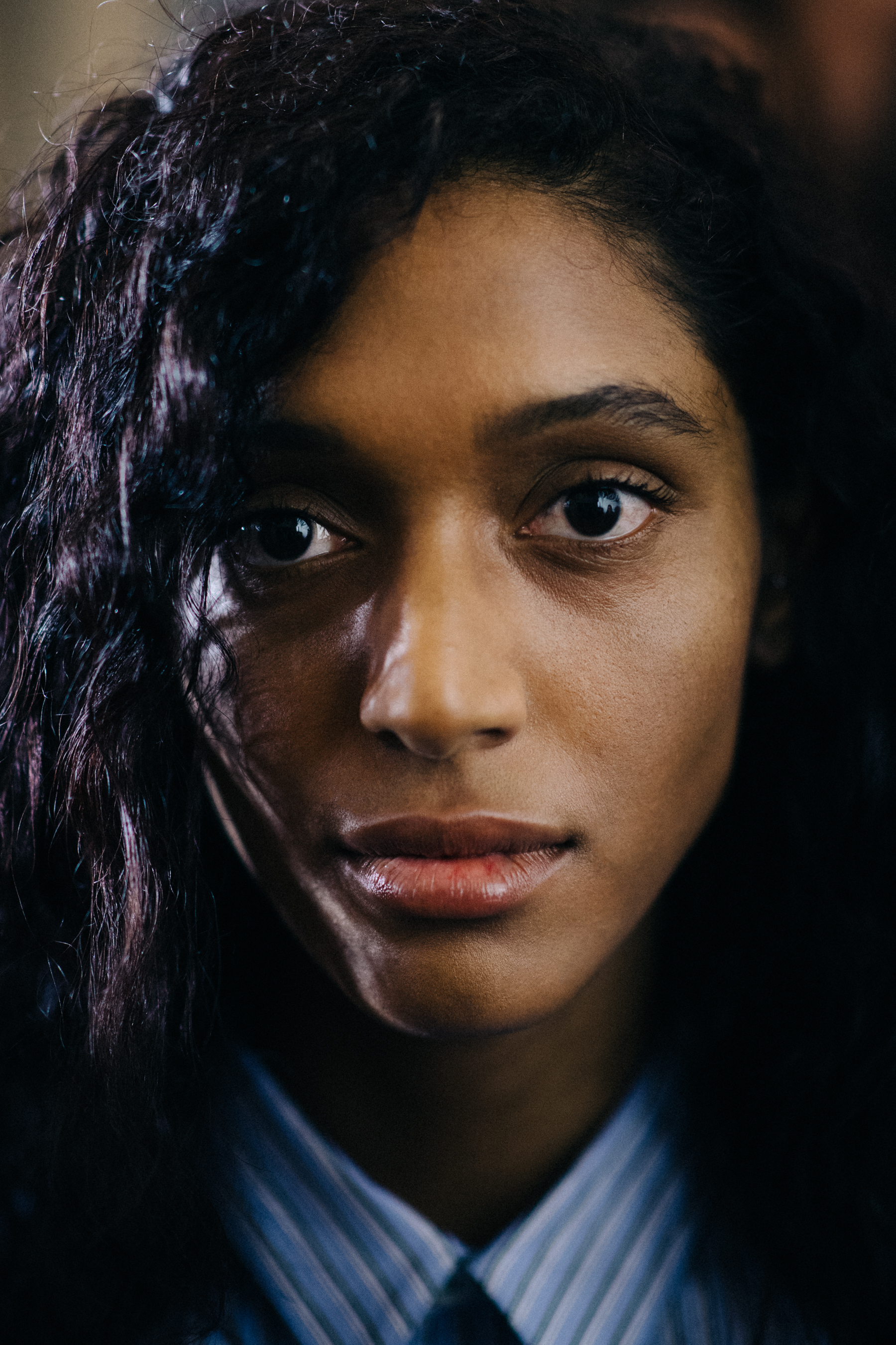 Portrait photo of model