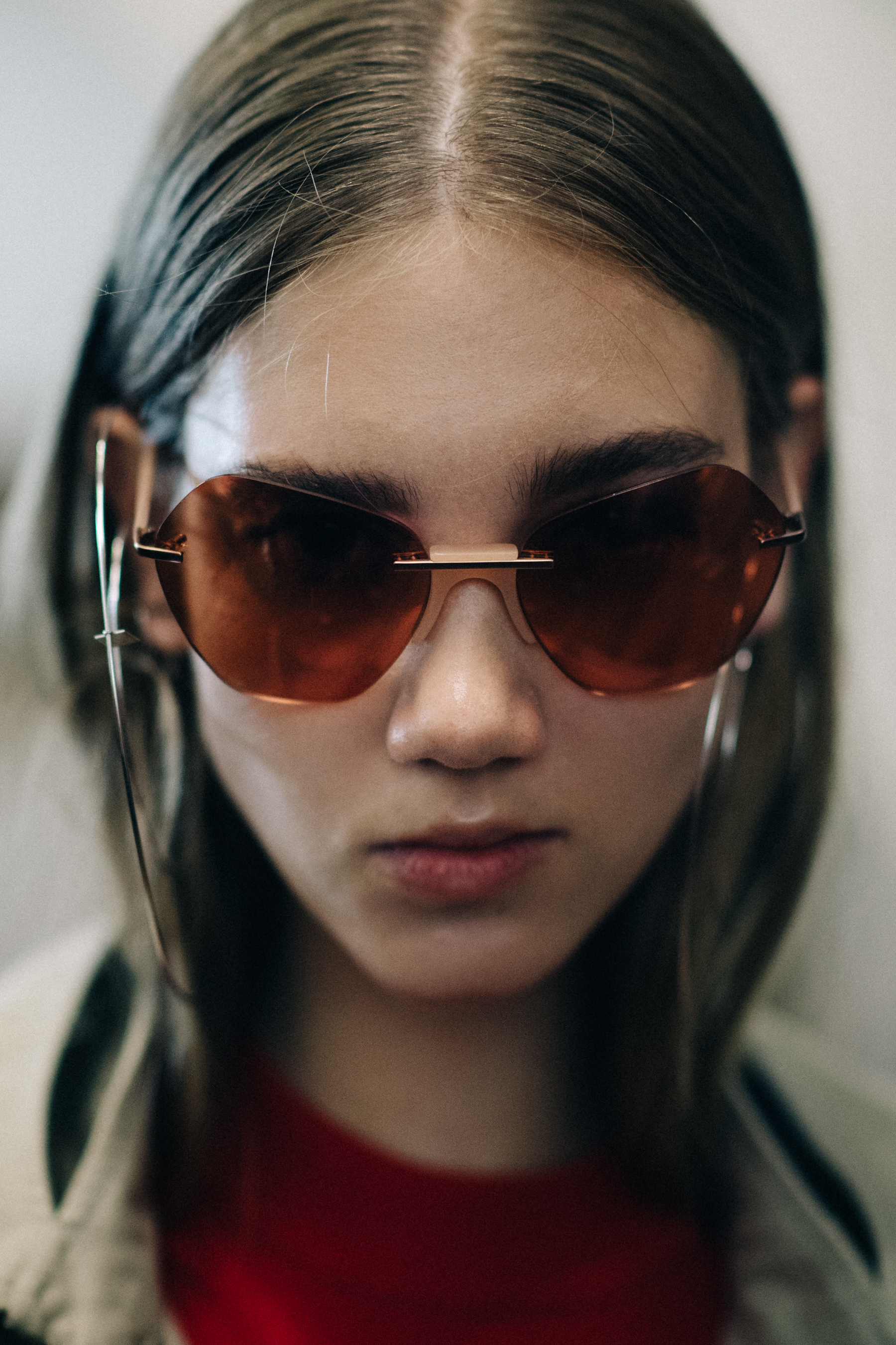 Portrait of model with sunglasses