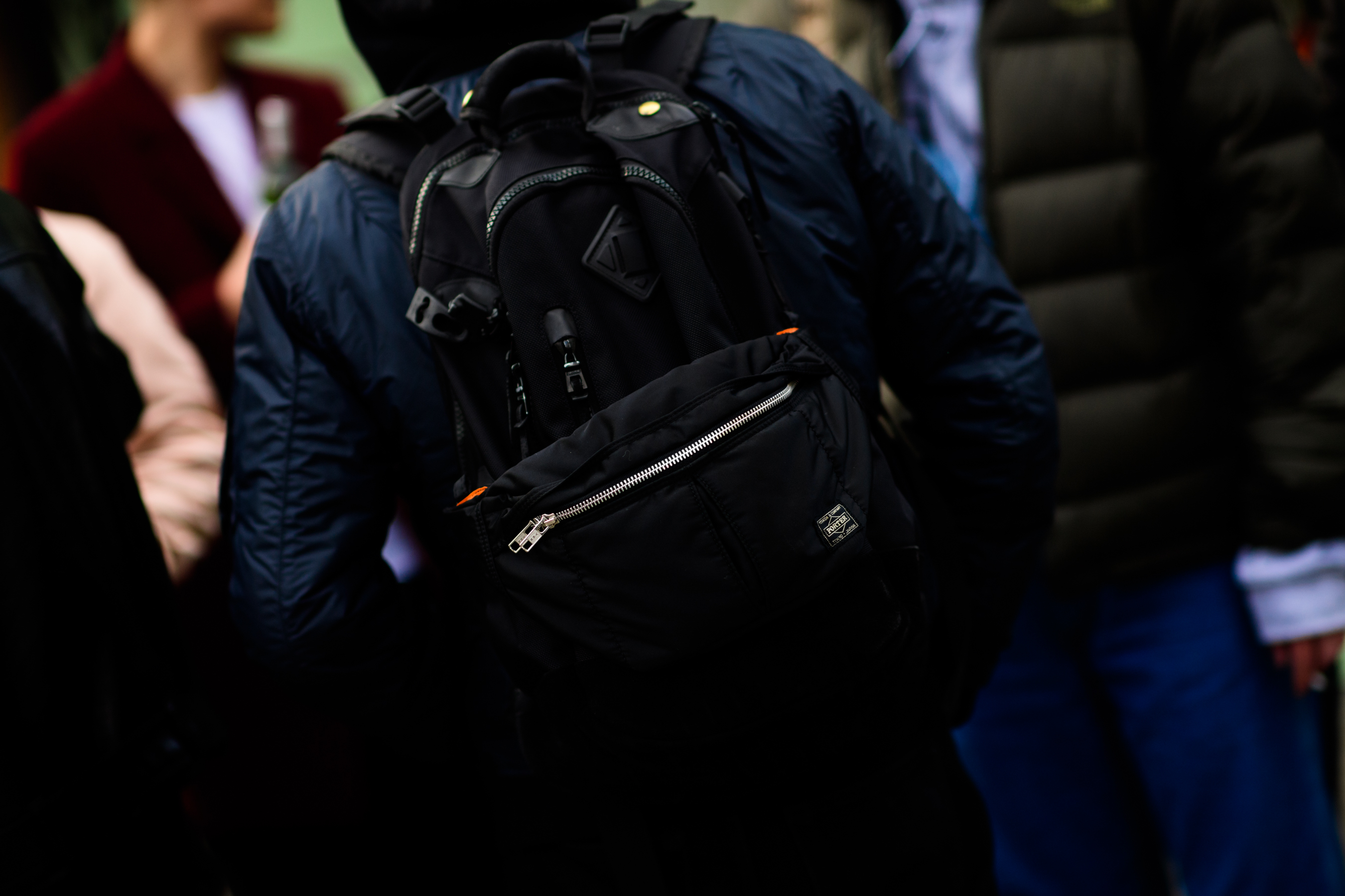Russian stylist and art Visvim backpack