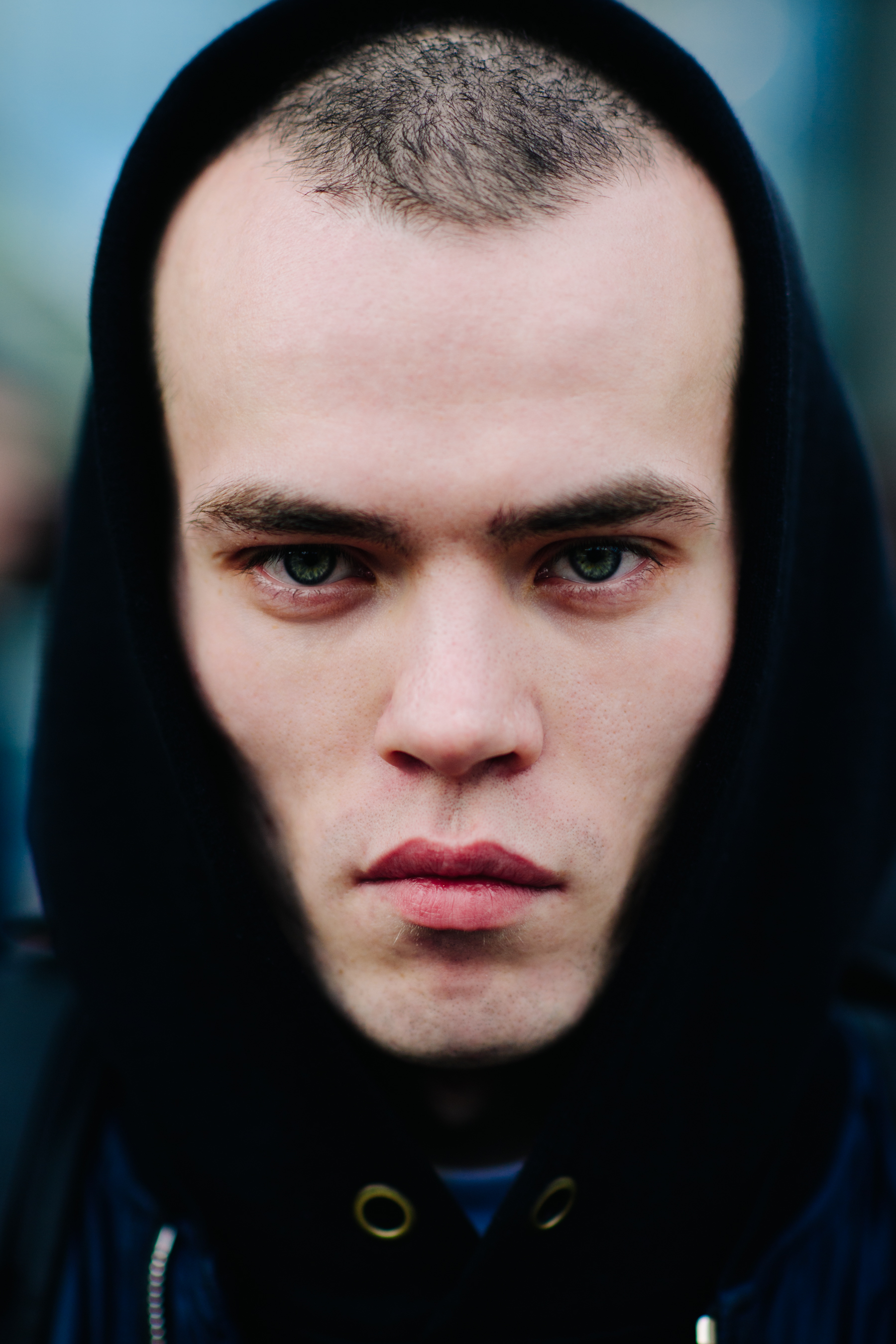 Portrait of a Russian streetwear influencer