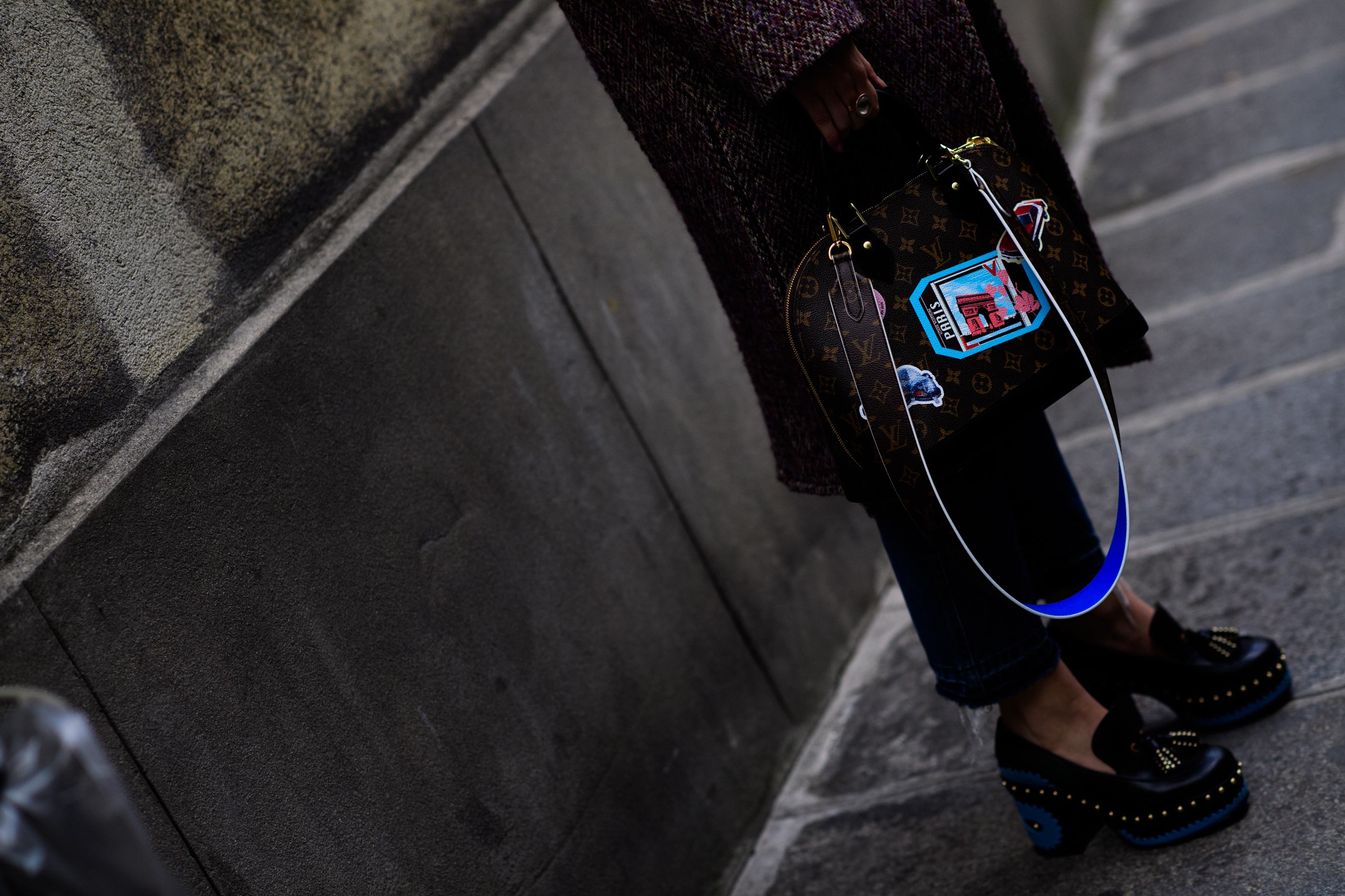 Danish blogger with Louis Vuitton bag
