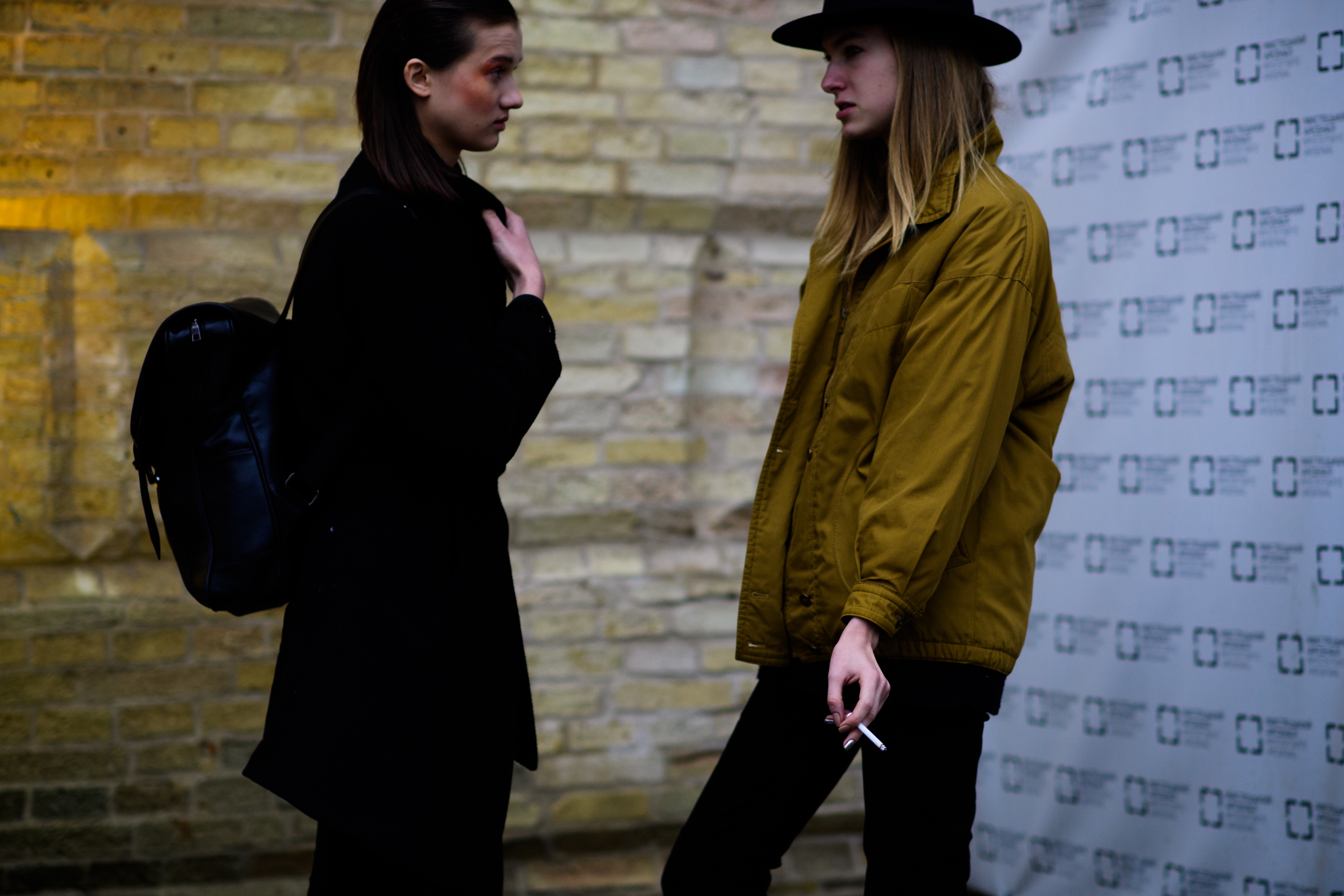 Two models after the show