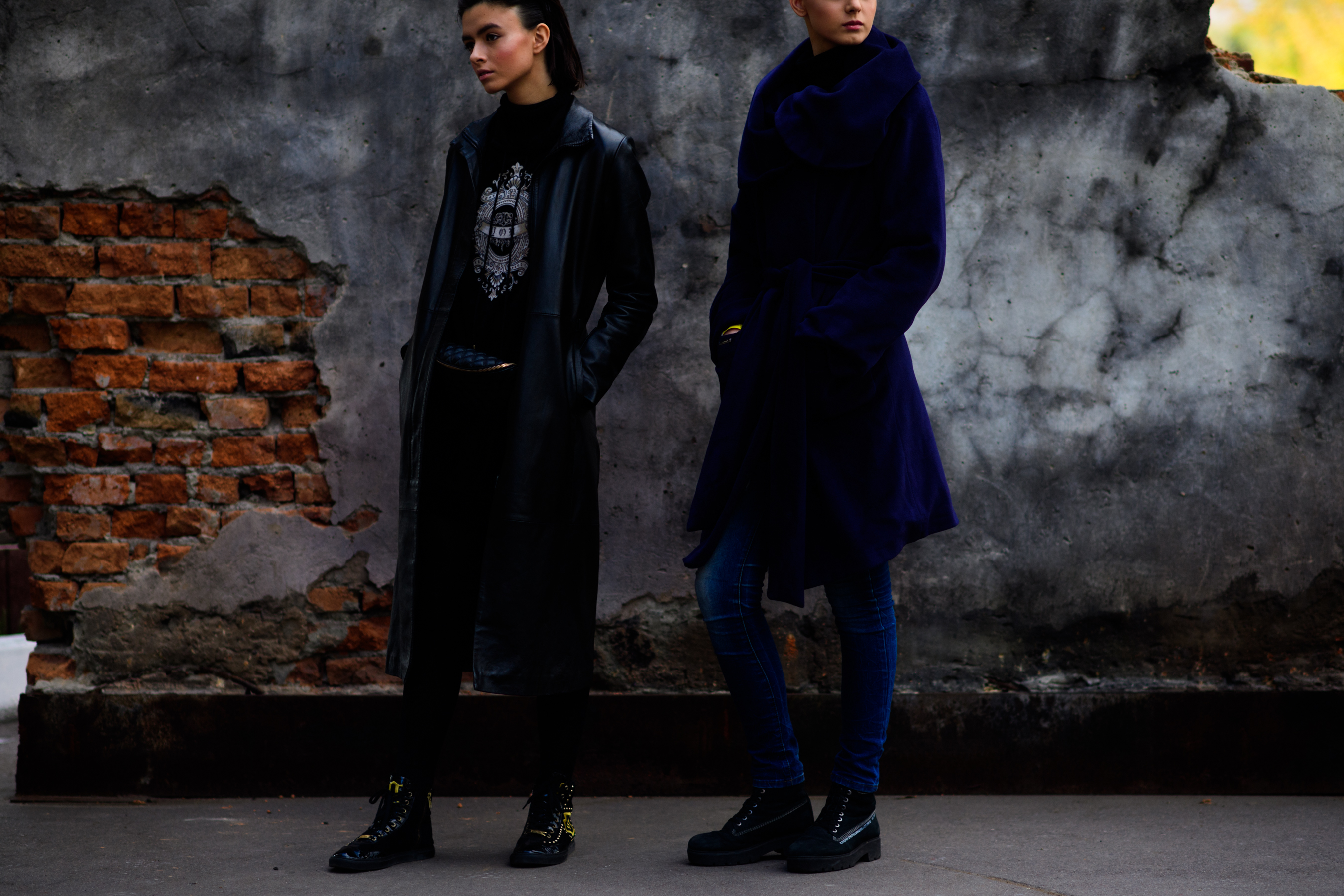 Two models after the show