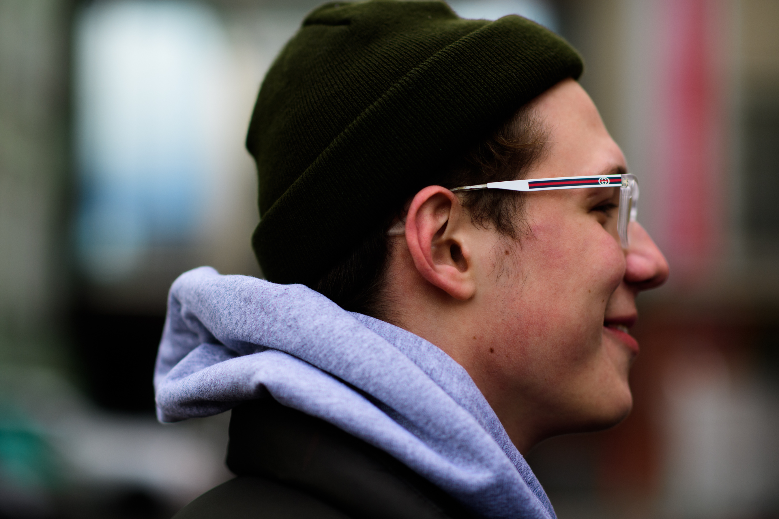 Russian DJ wearing Gucci glasses
