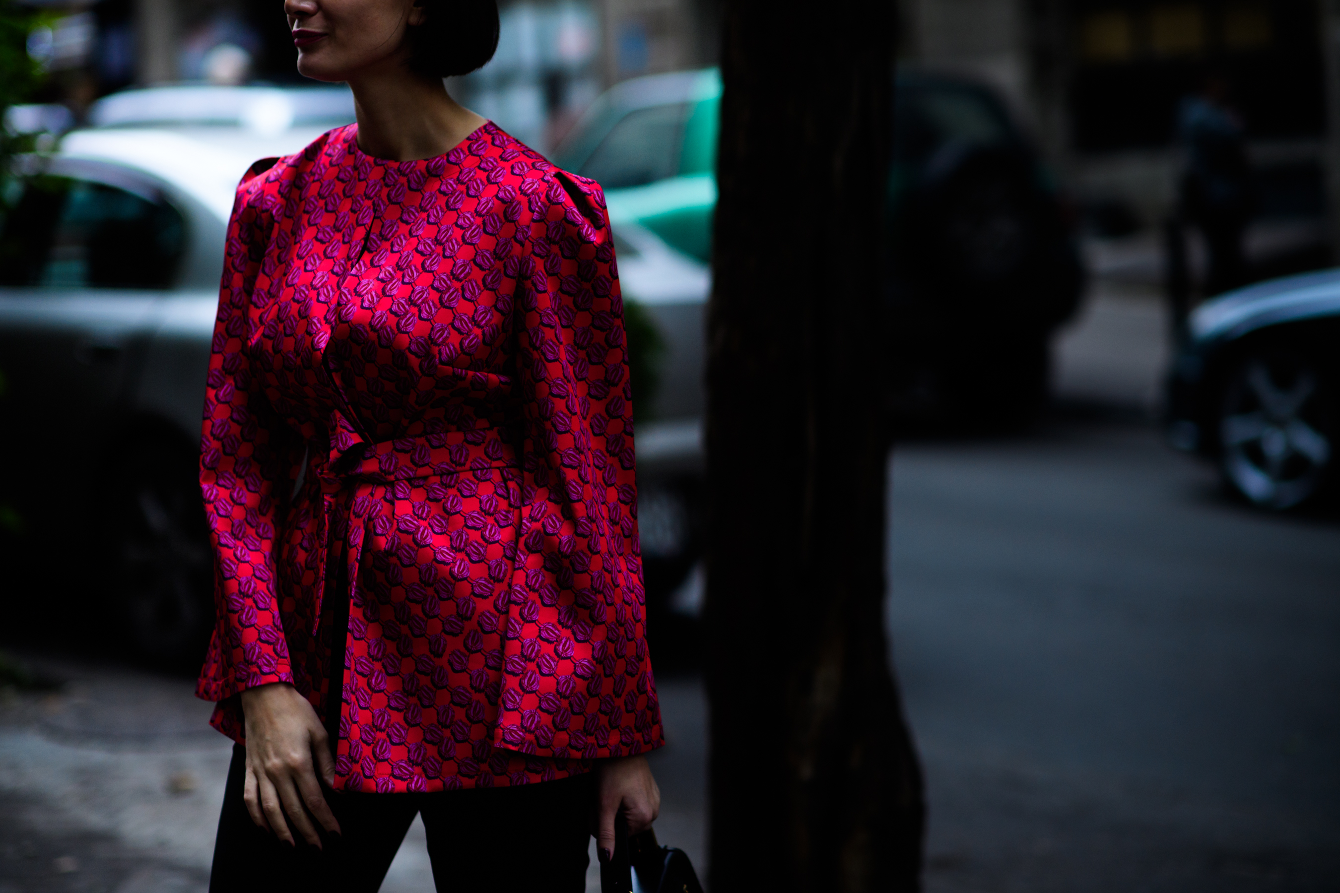 Nargis Magazine editor wearing pink top
