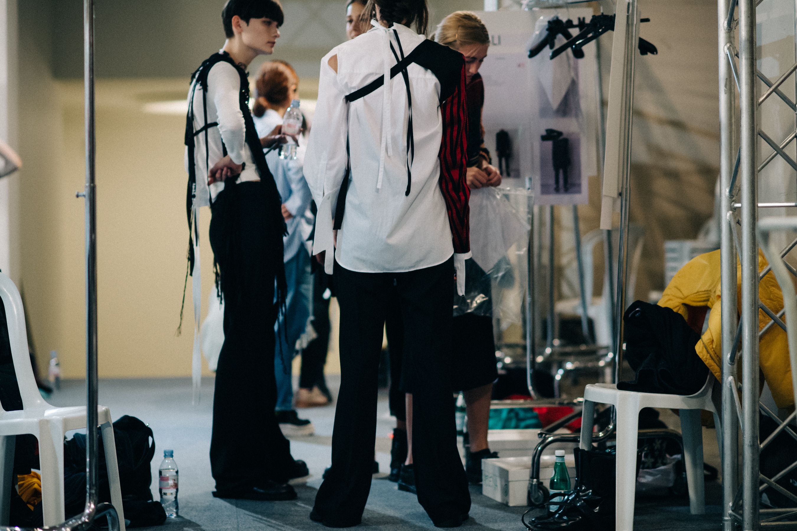 Model prepared for the show