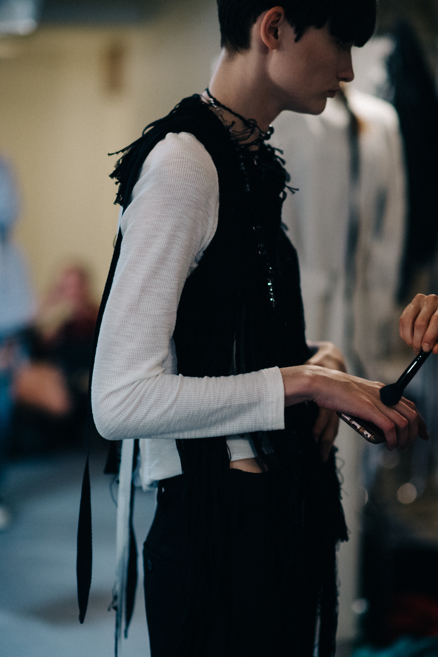 Lara Mullen before the show