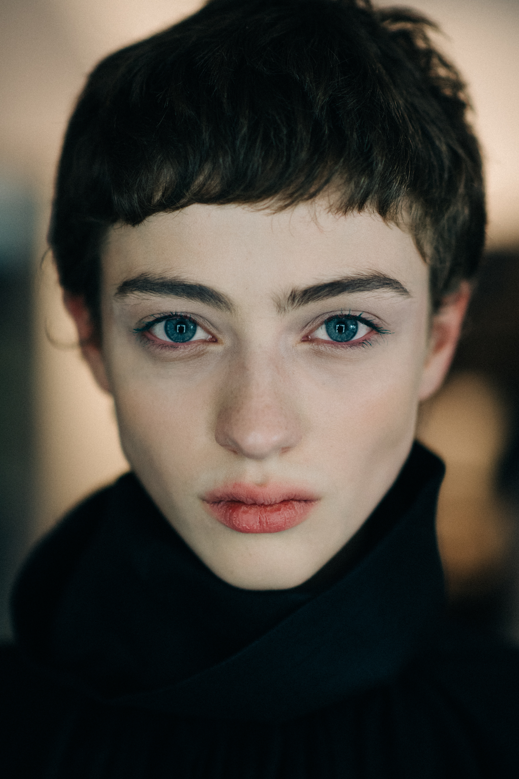 Portrait of model Lika Rigvava