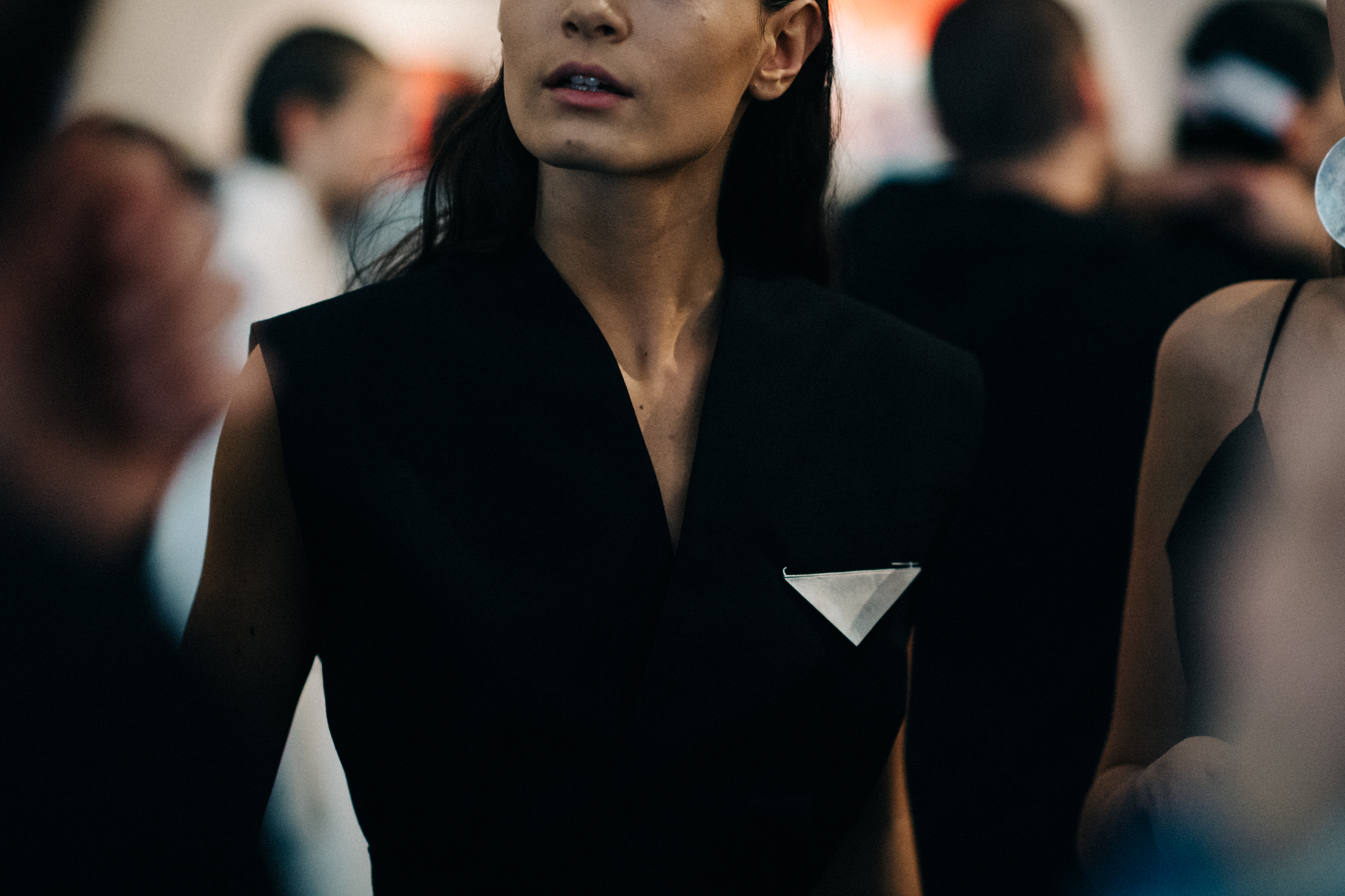 Model before the show