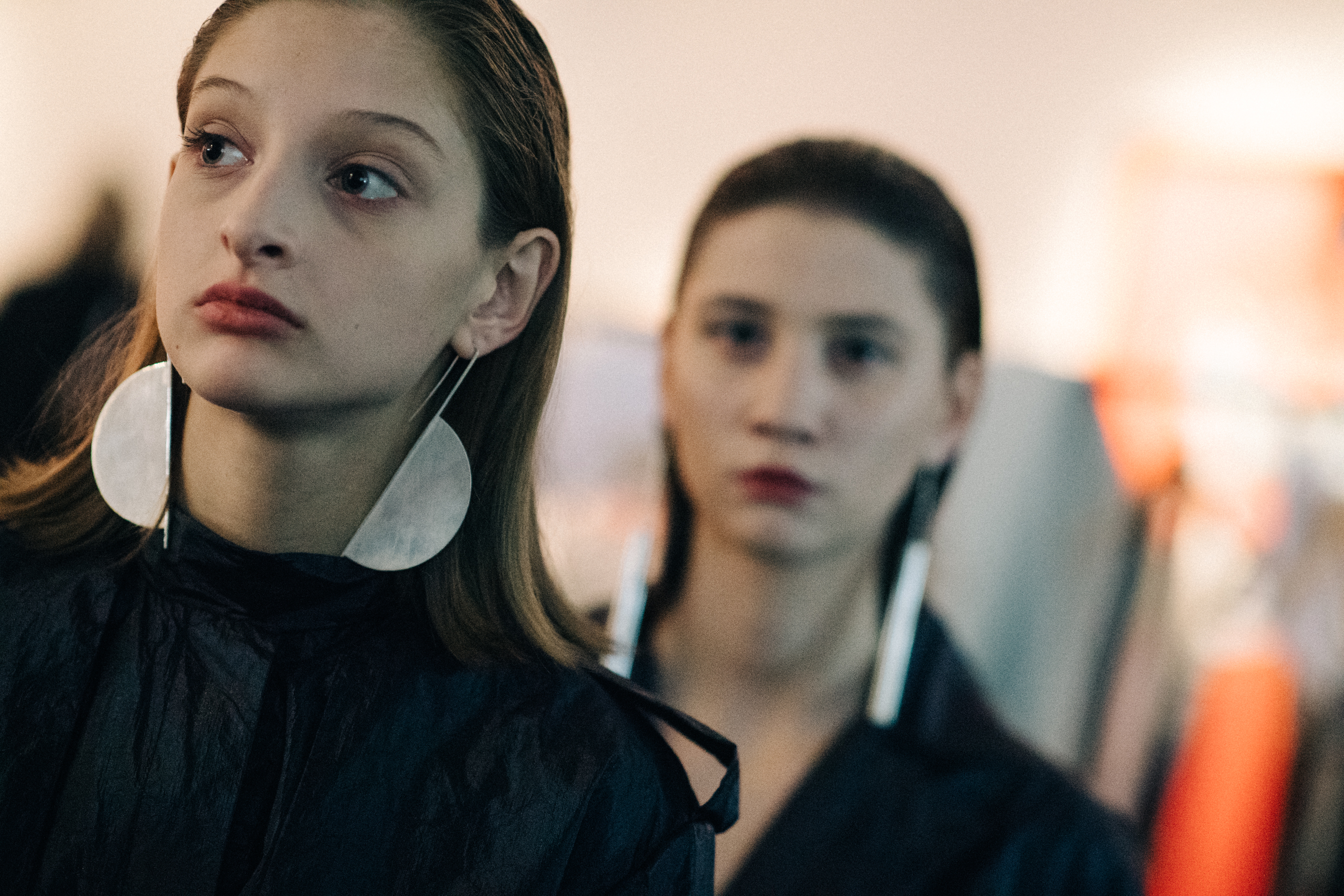 Models before the show