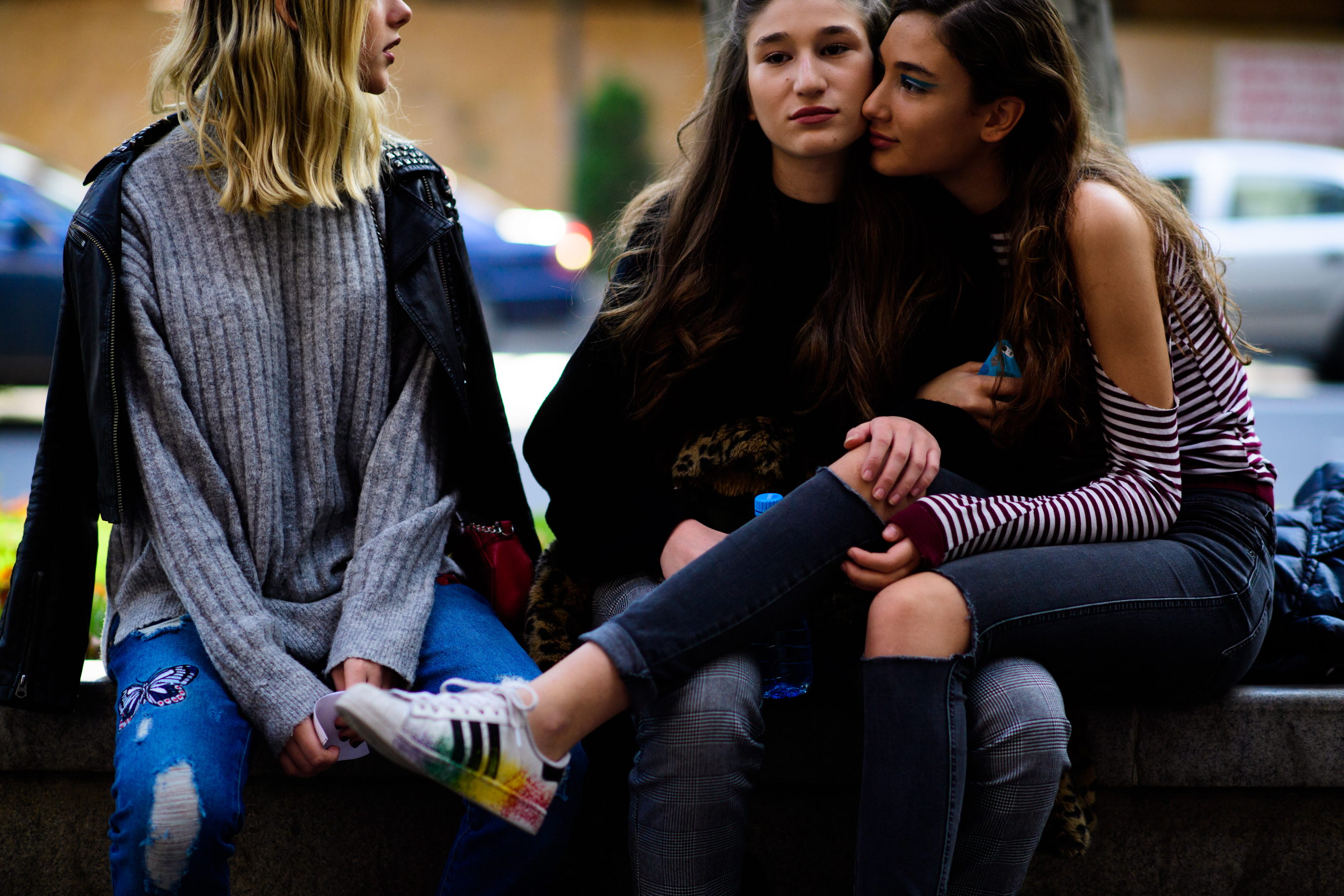 Three models after the show