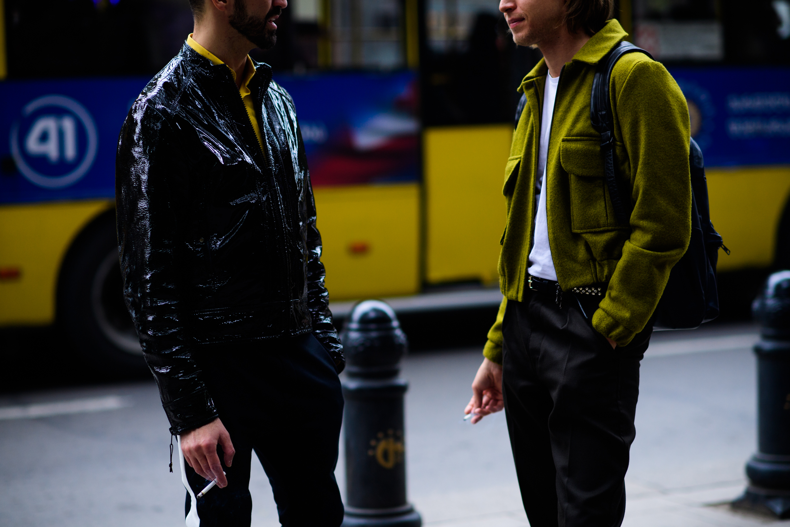 Two guys after the show