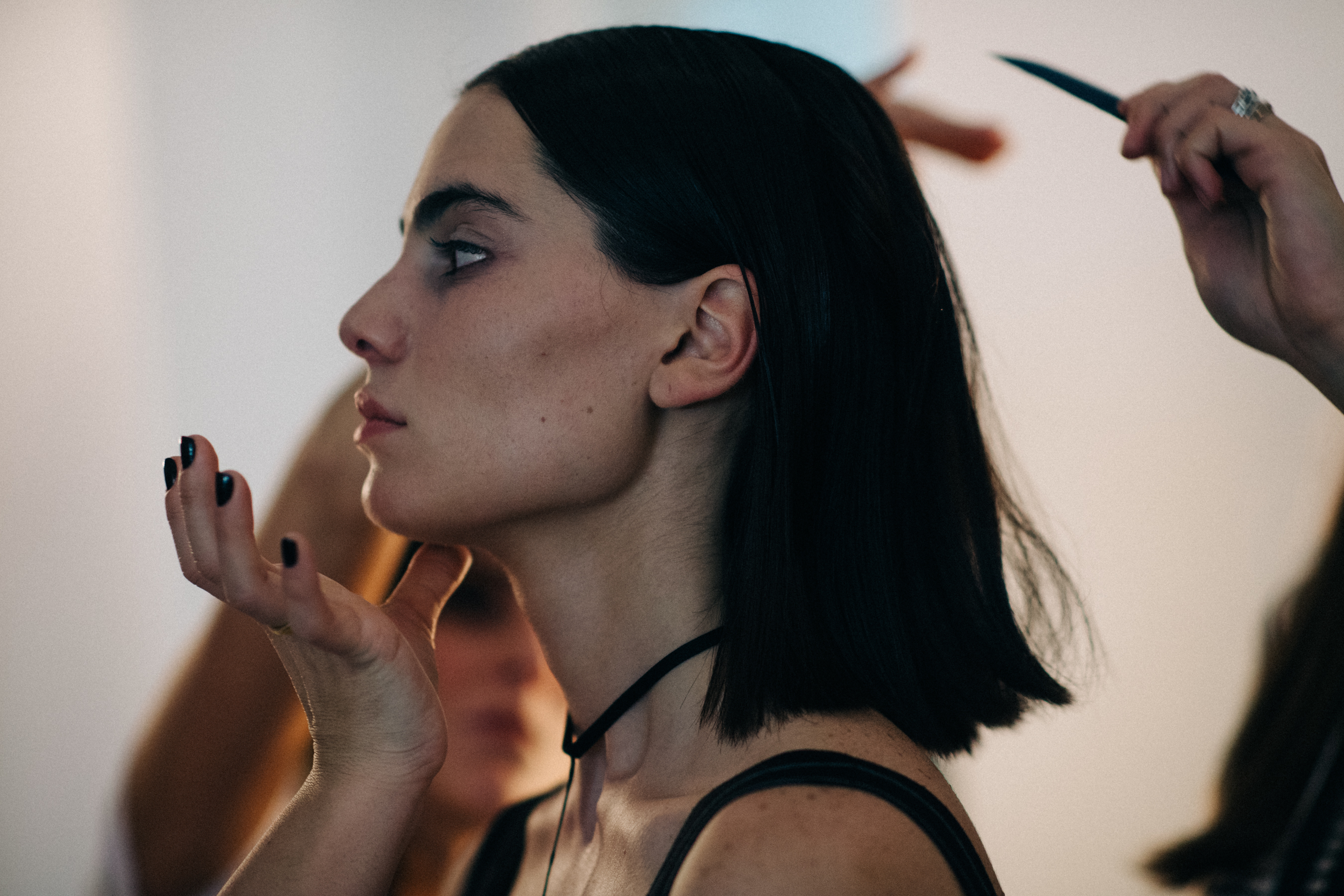 Model hair preparing