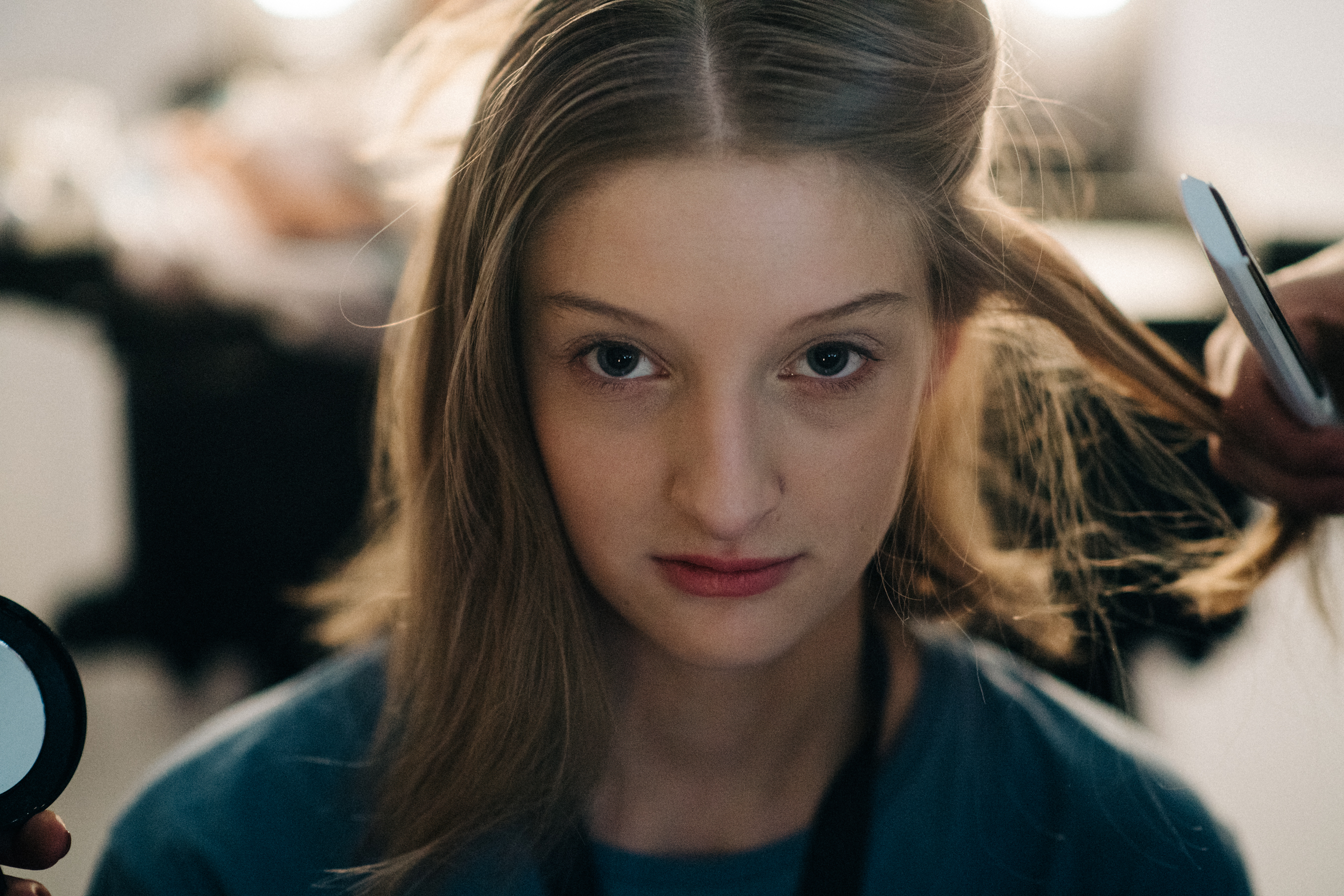 Model before the show