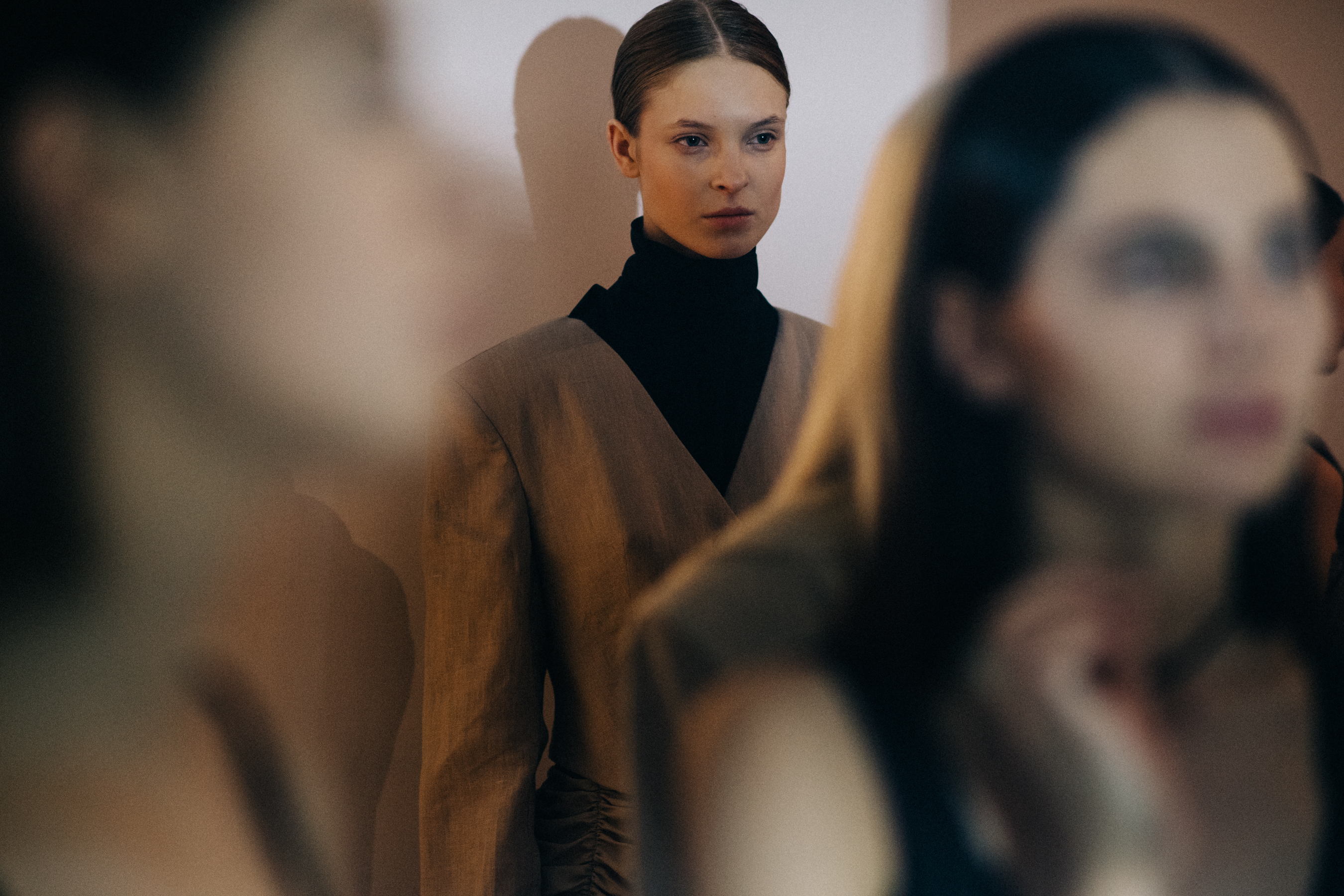 Model before the show