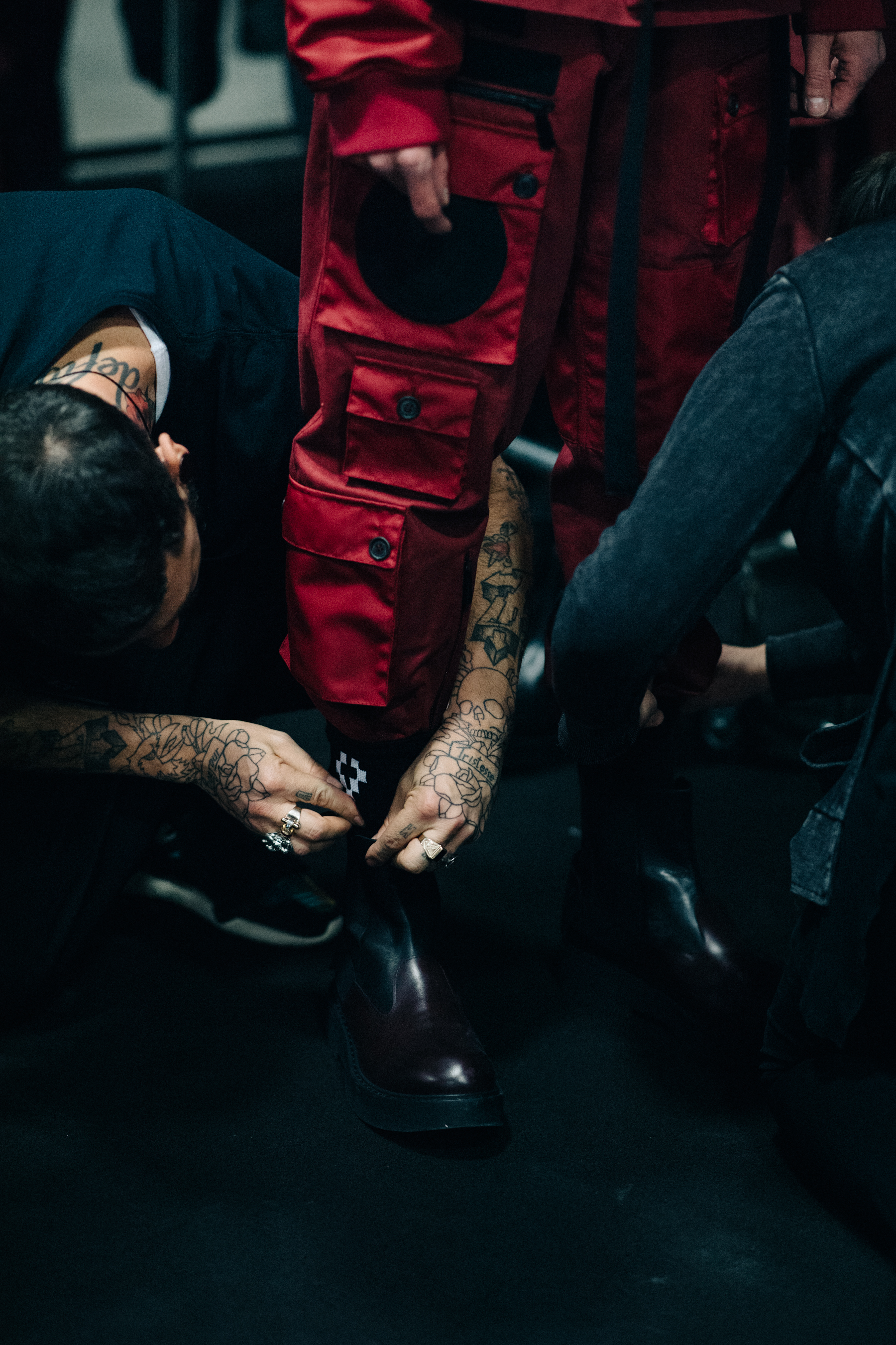 Fitting before the show