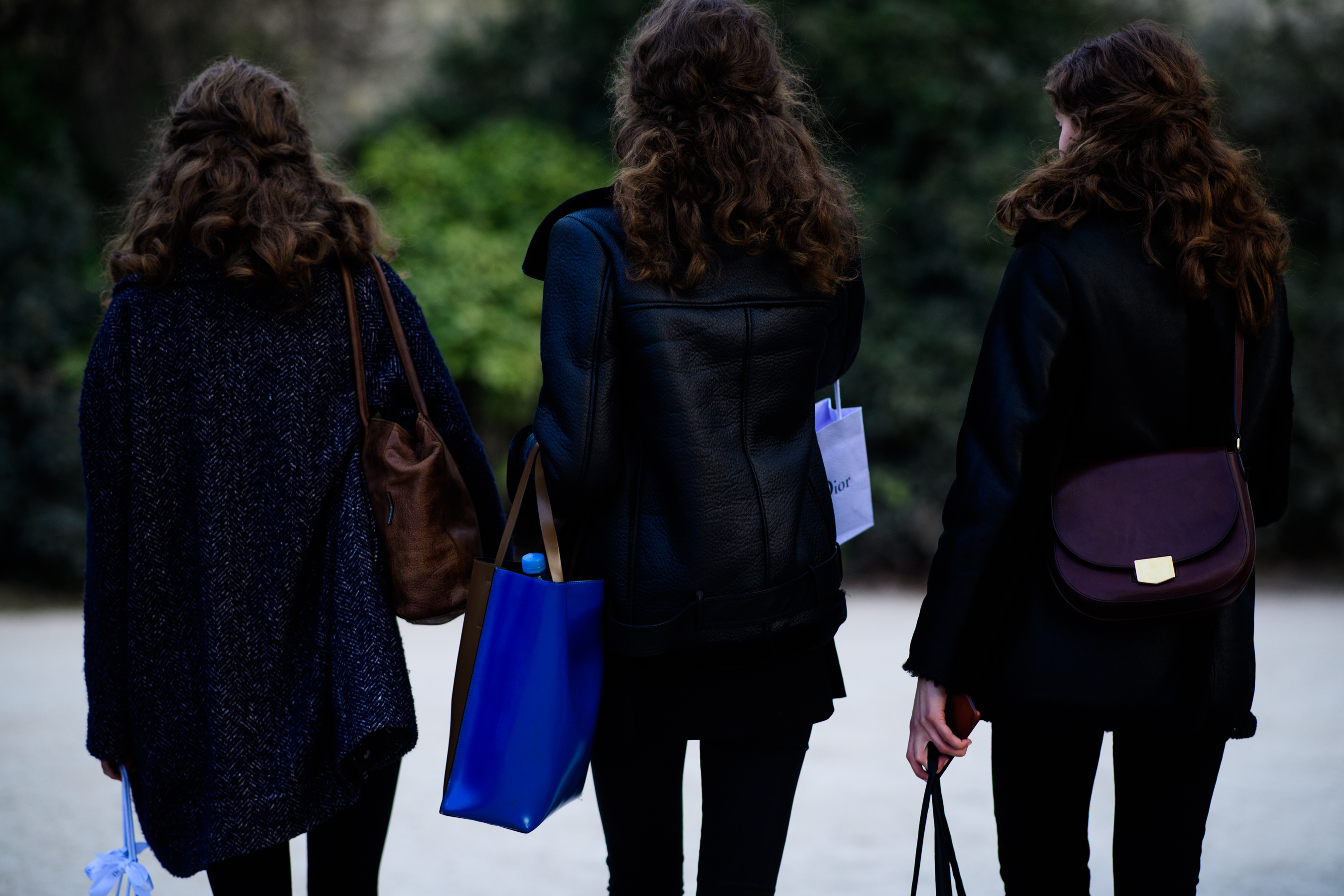 Models with dior bags