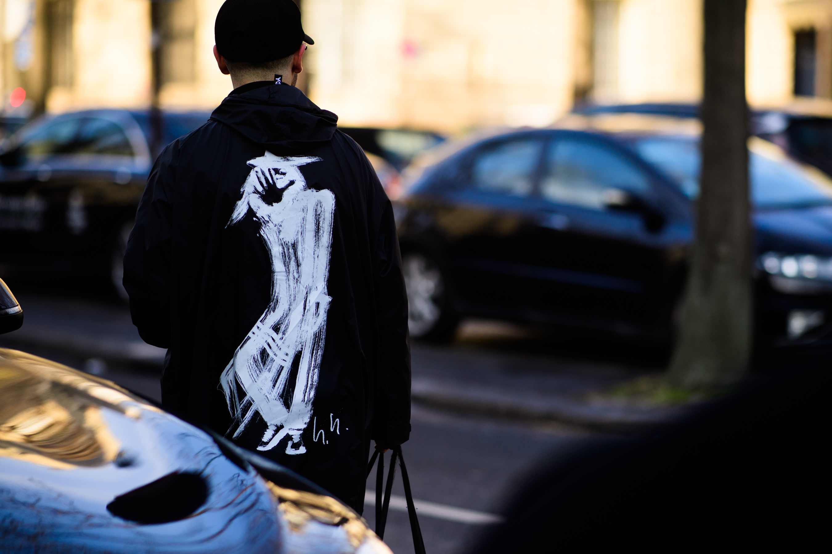 Man wearing Y3