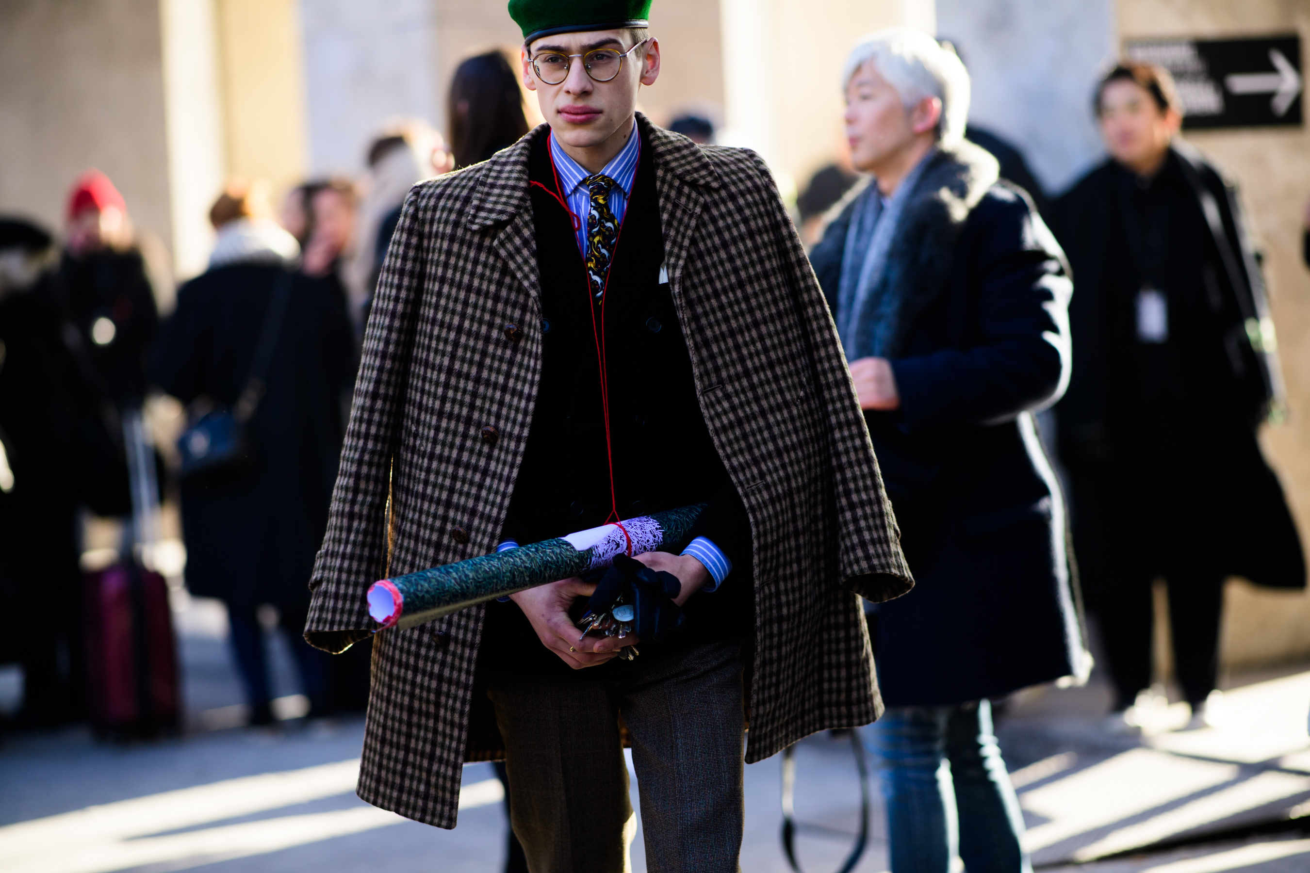 Man wearing classy clothes