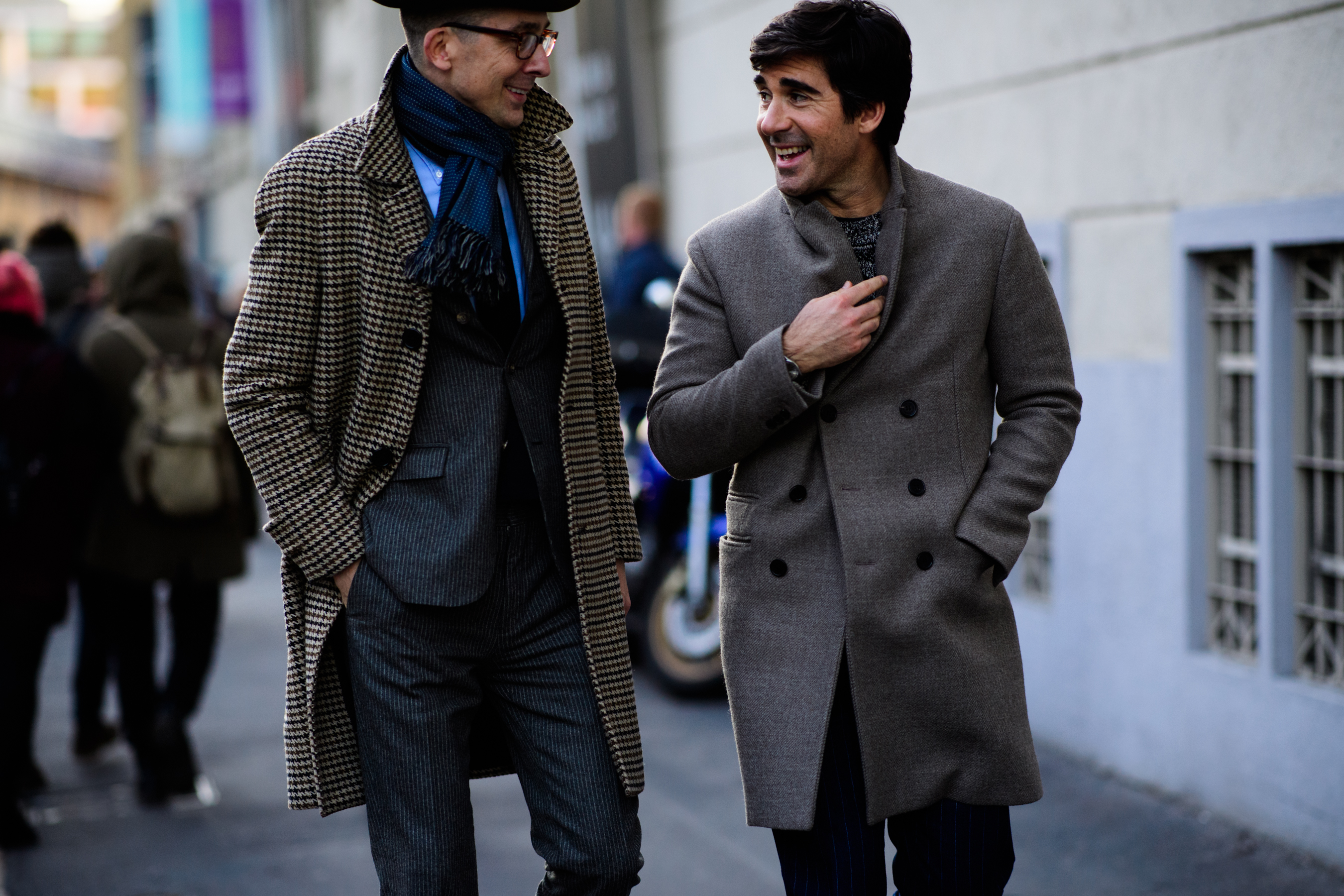 Men wearing suits