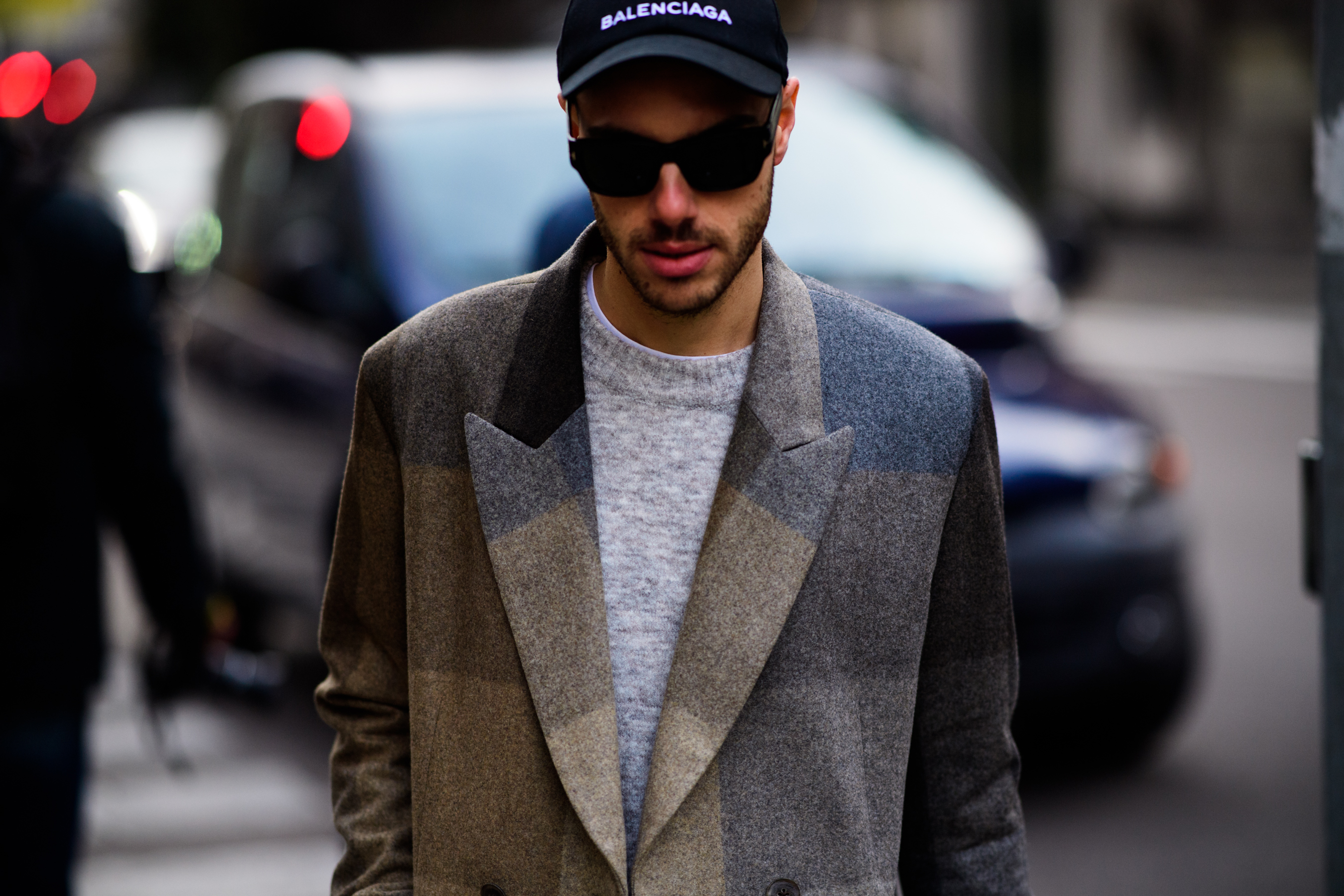 Man wearing Balenciaga cap
