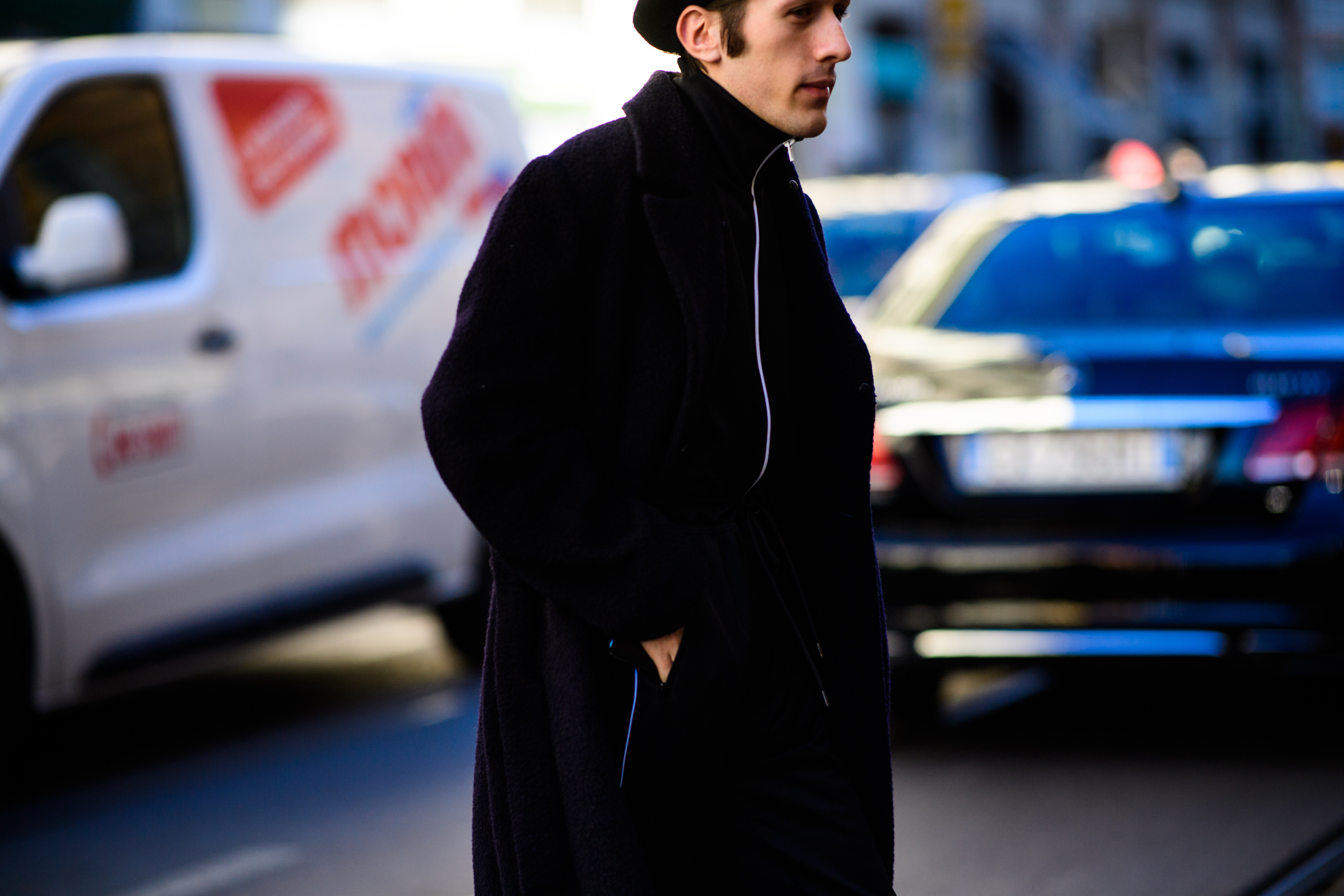 Man wearing all black