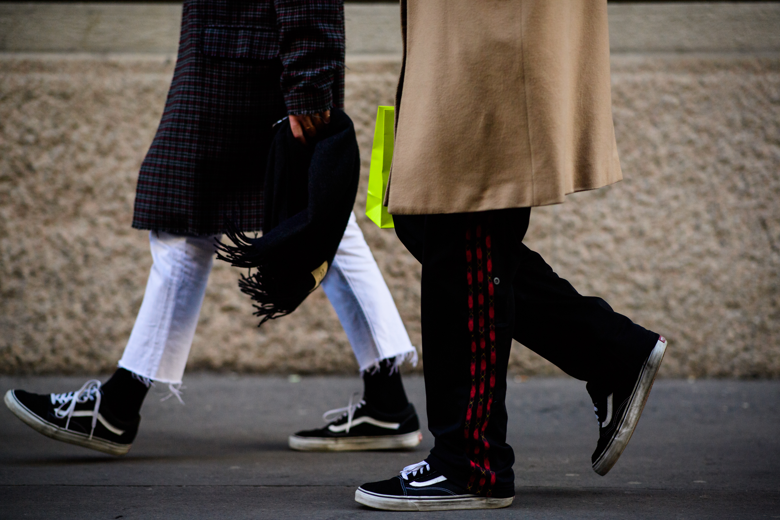 People wearing vans shoes