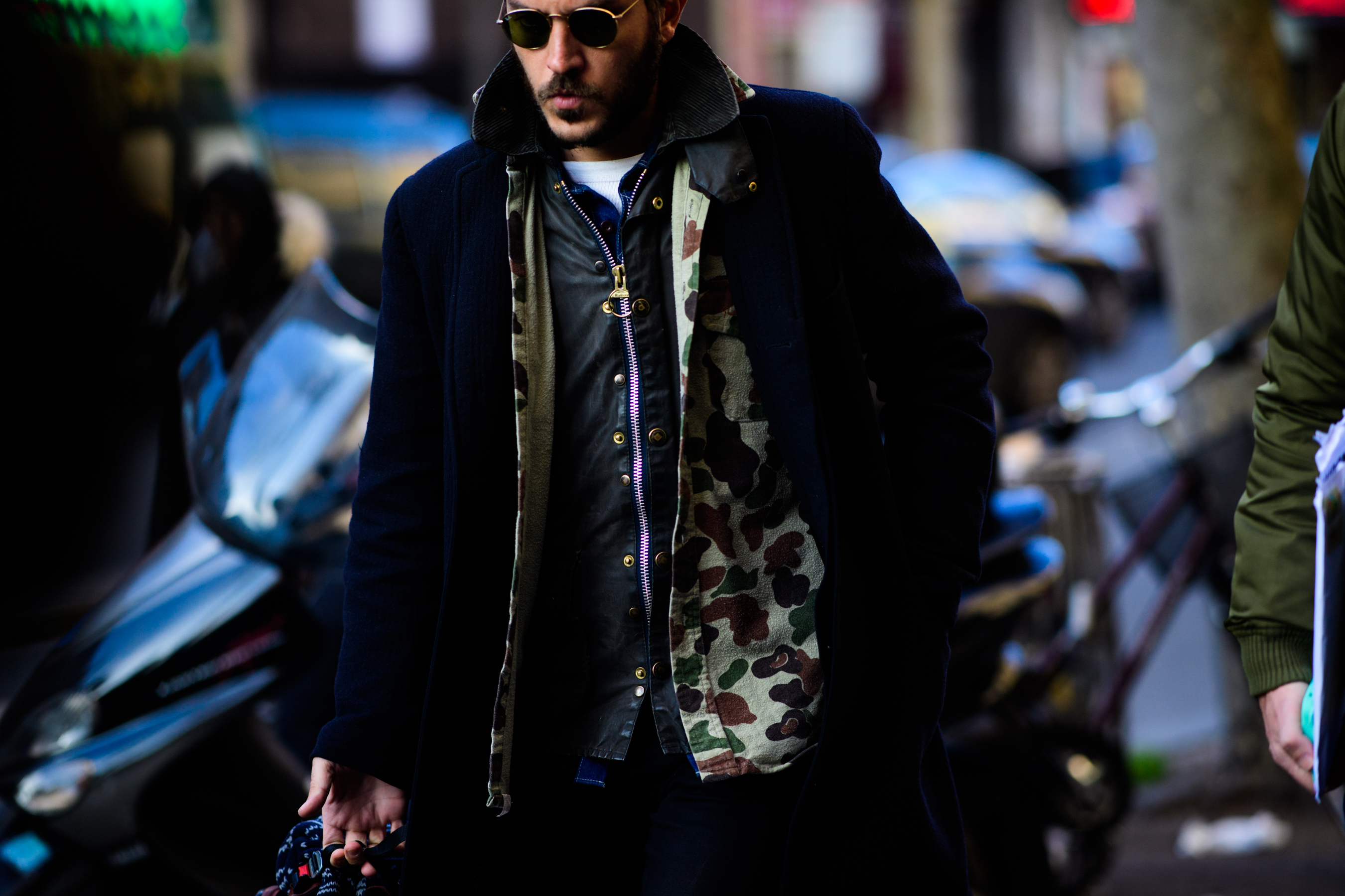 Man wearing sunglasses