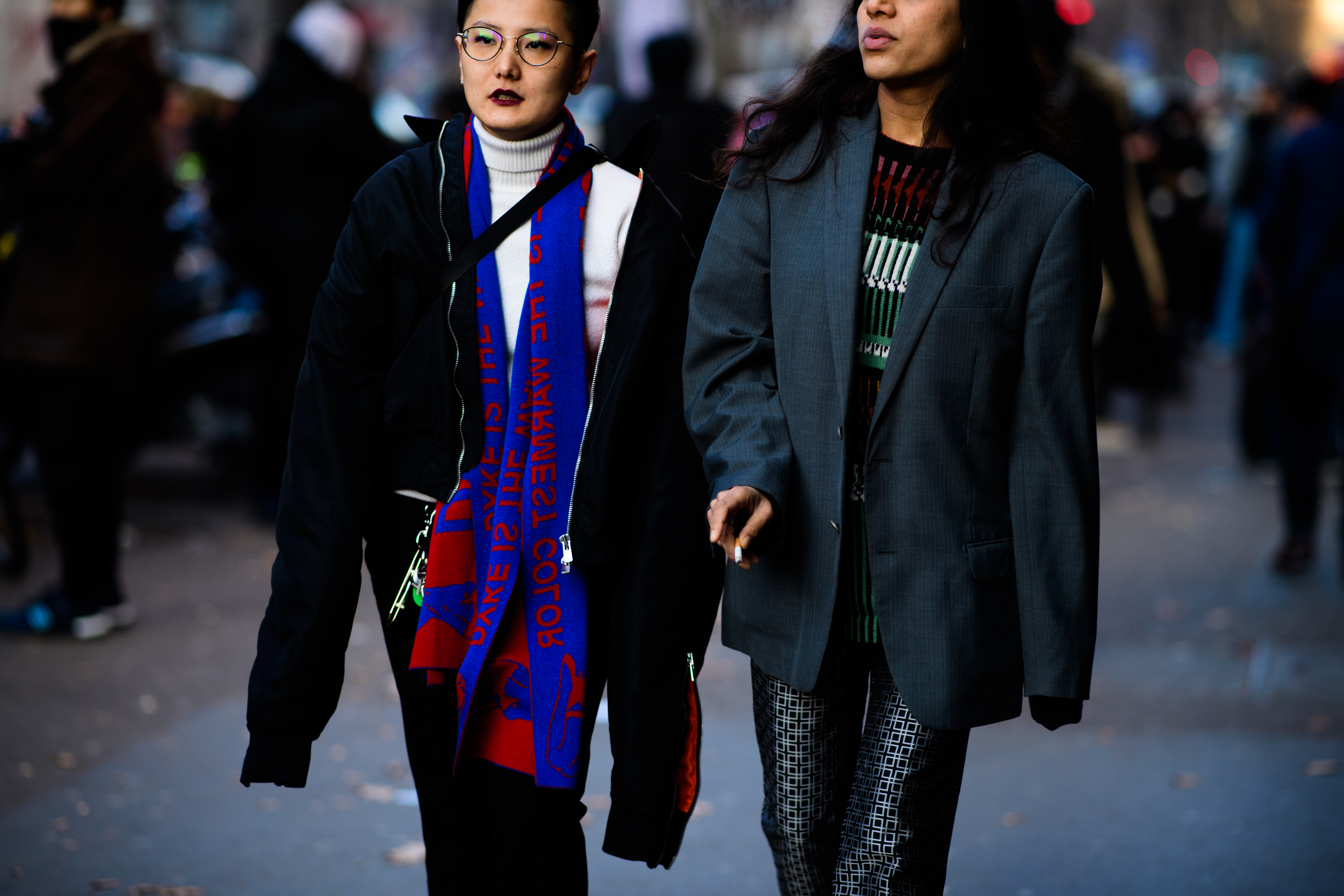 Women wearing Balenciaga