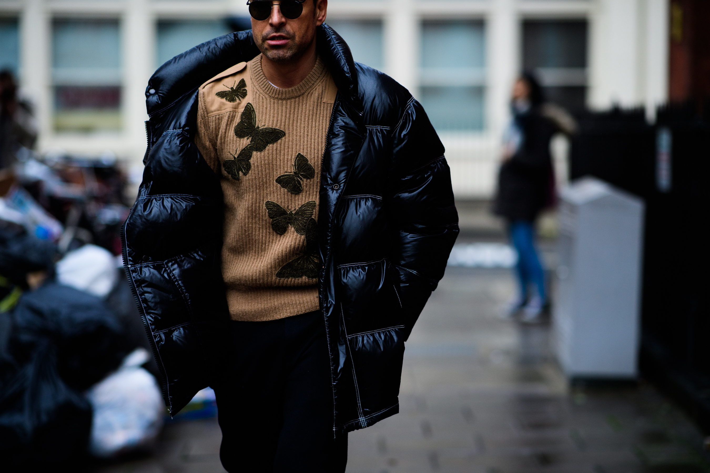 Man wearing sunglasses