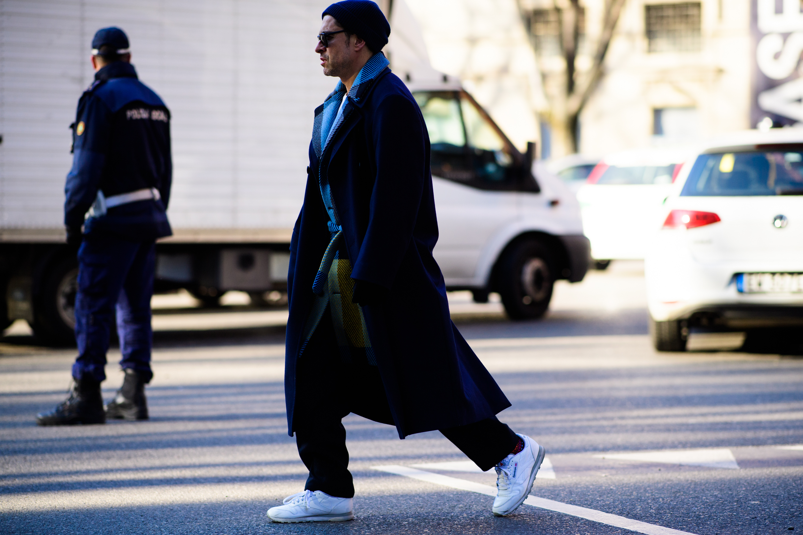 Man wearing coat