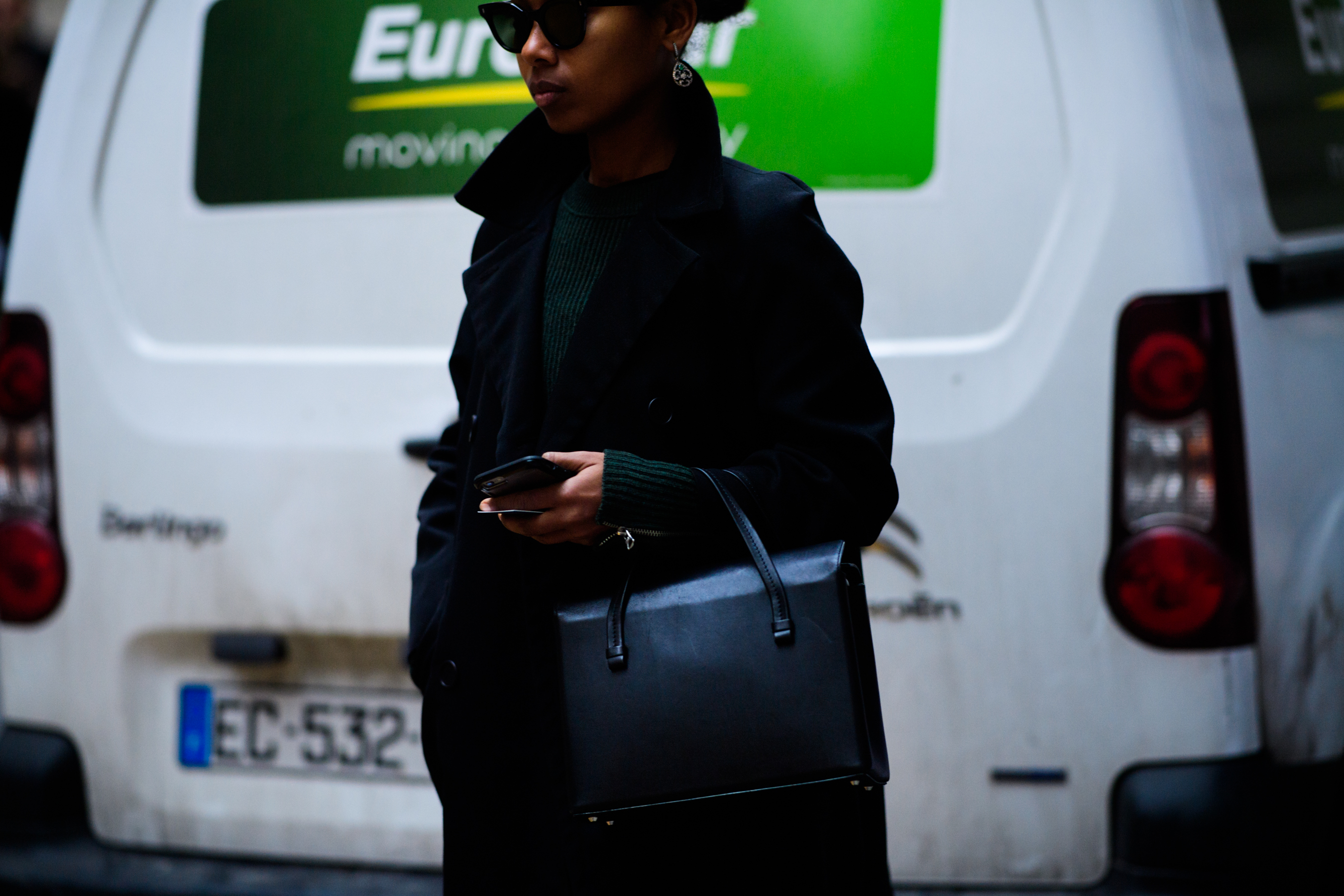 Woman with handbag