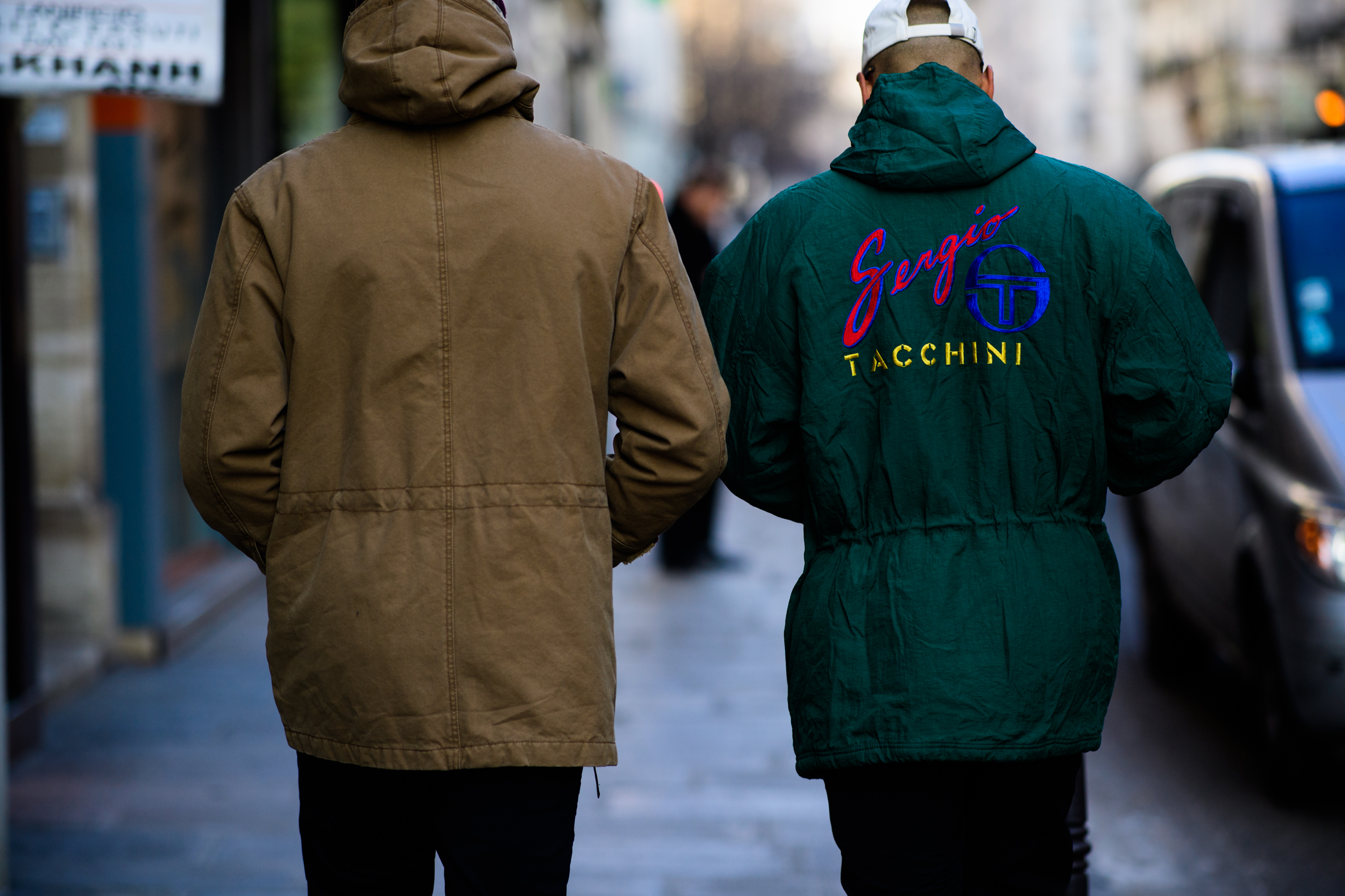Man wearing Sergio Tacchini clothes
