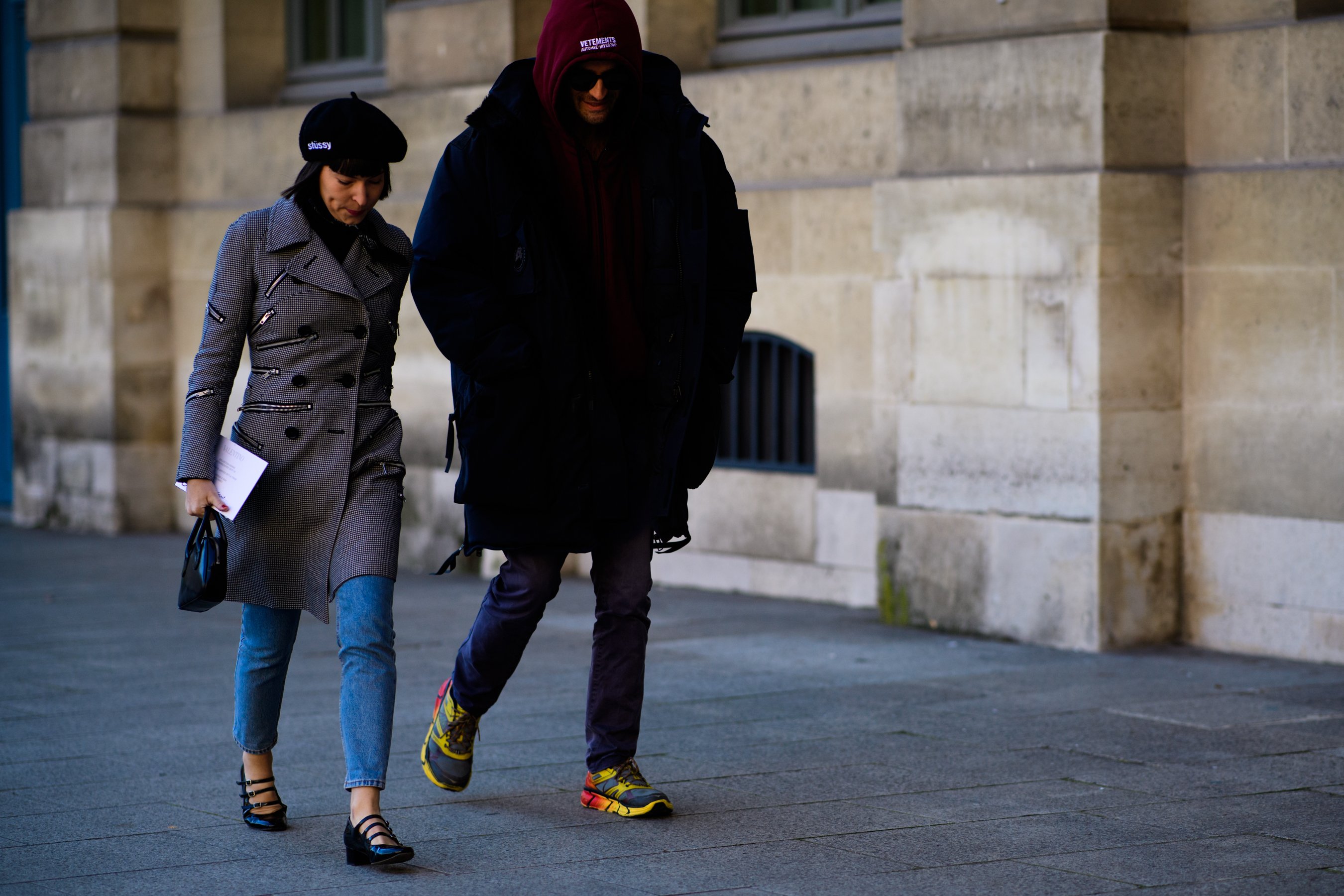 People wearing Stussy and vetements