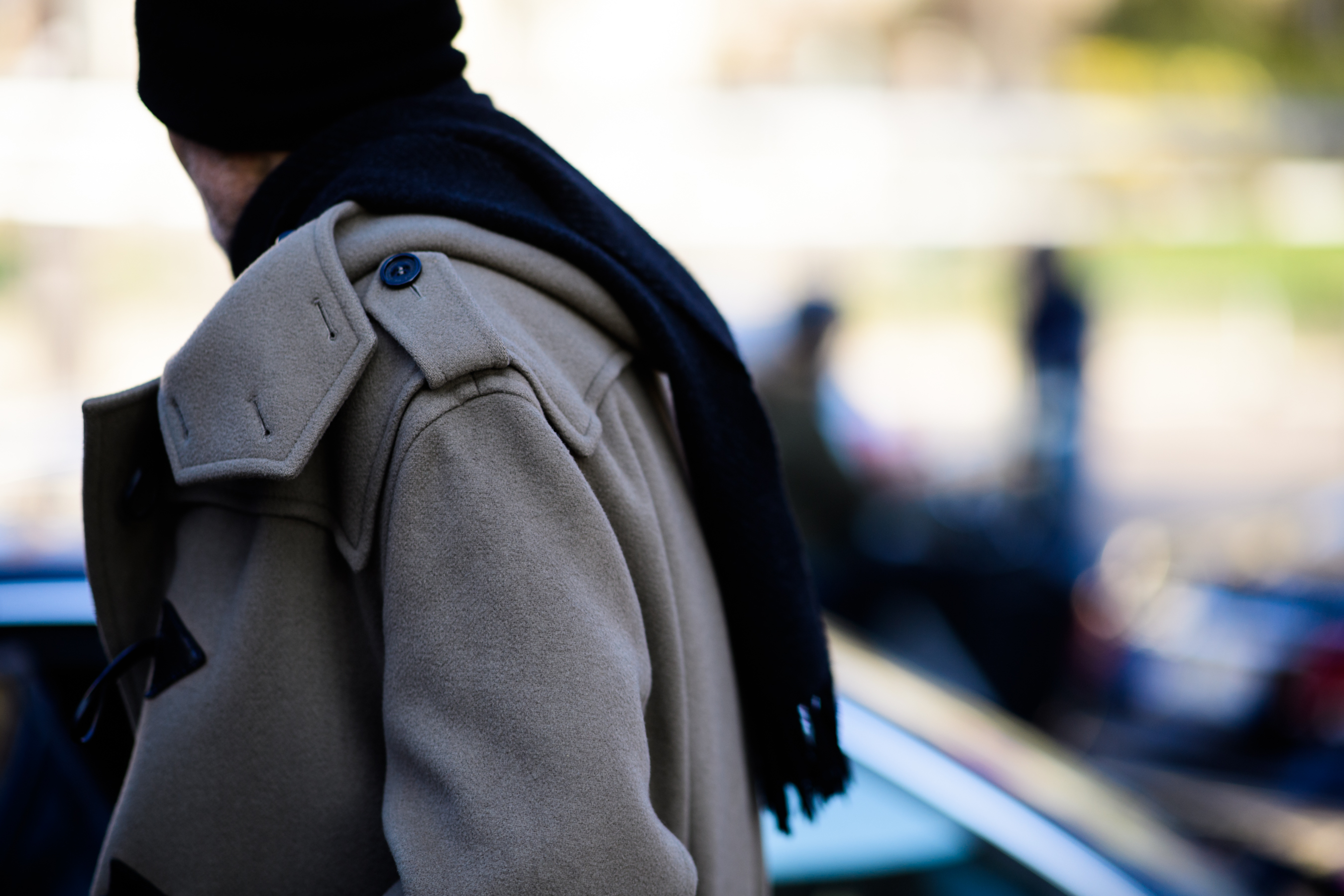 Man wearing coat