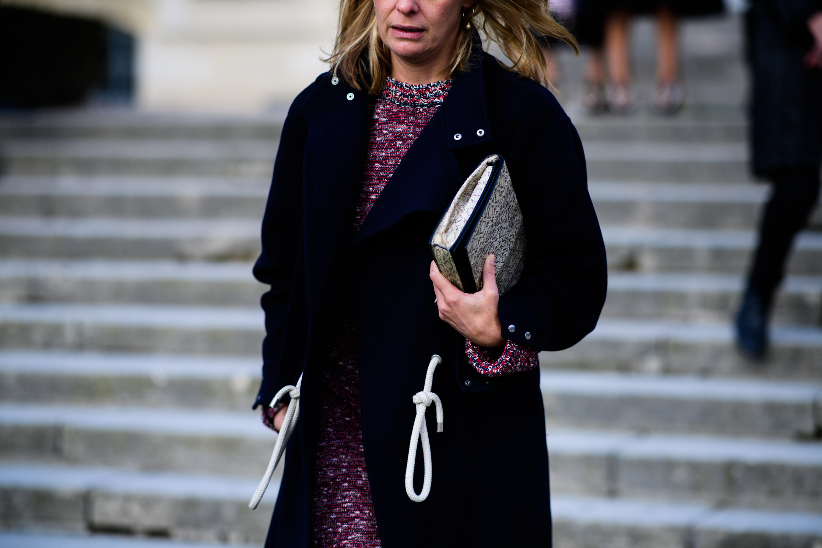 Woman before the show