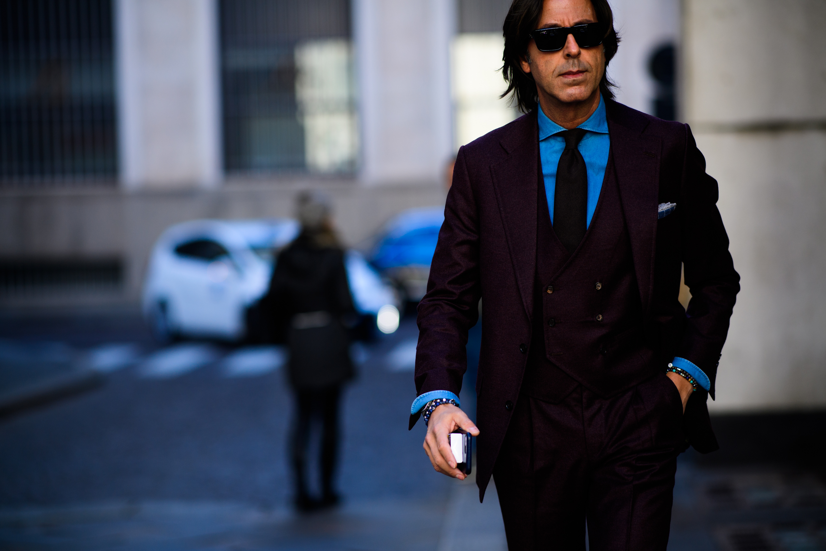 Man wearing suit