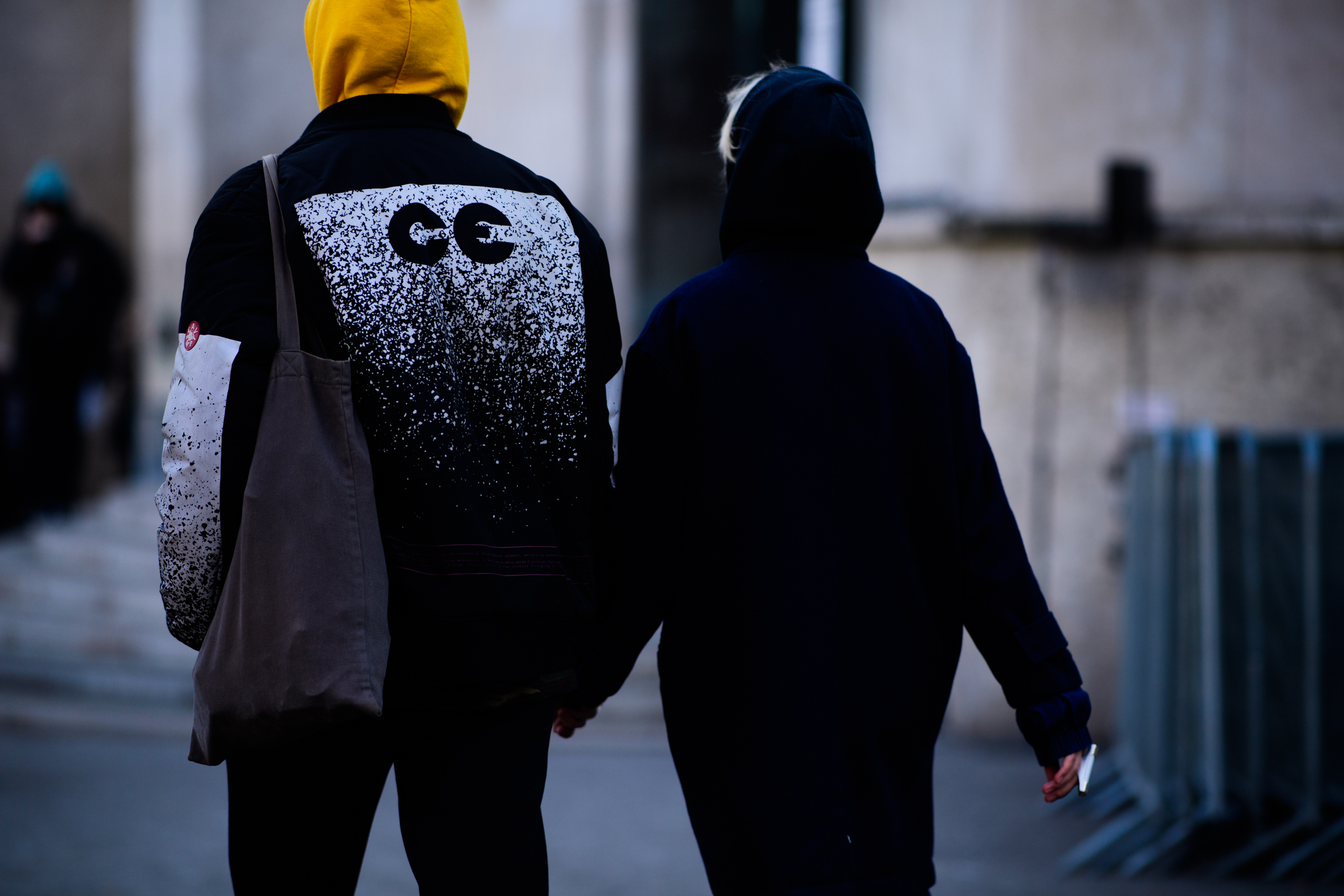 Man wearing Cavempt jacket