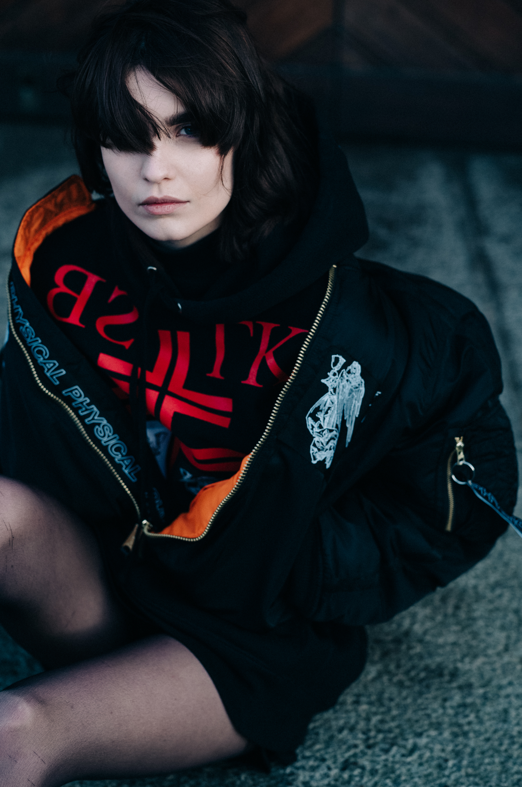 Sara Antalova with short hair