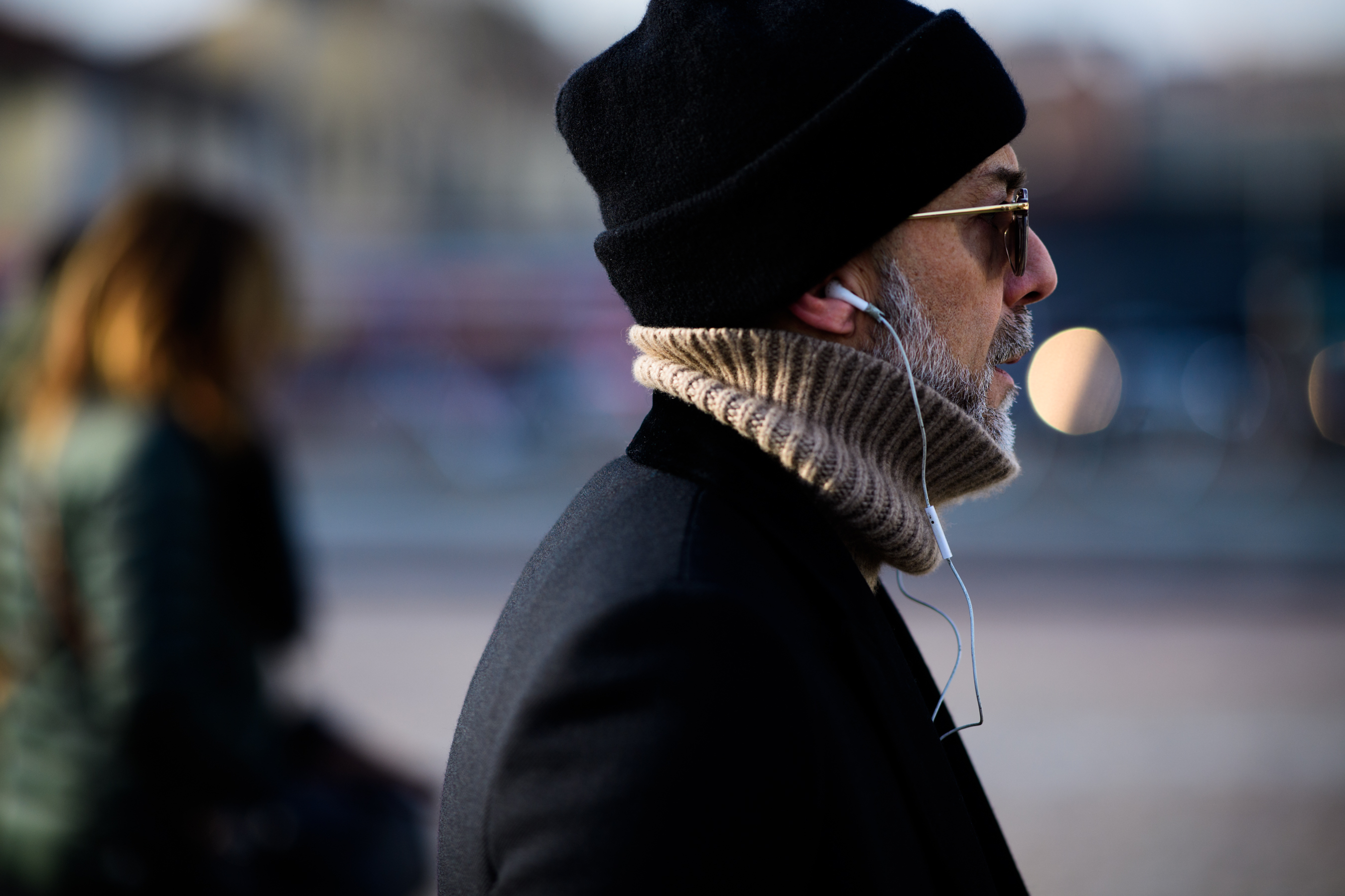 Man with headphones