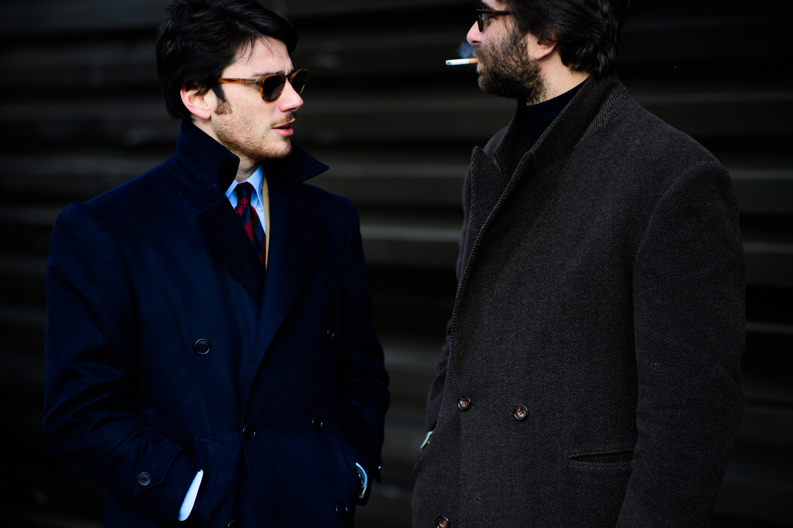 Men wearing suits