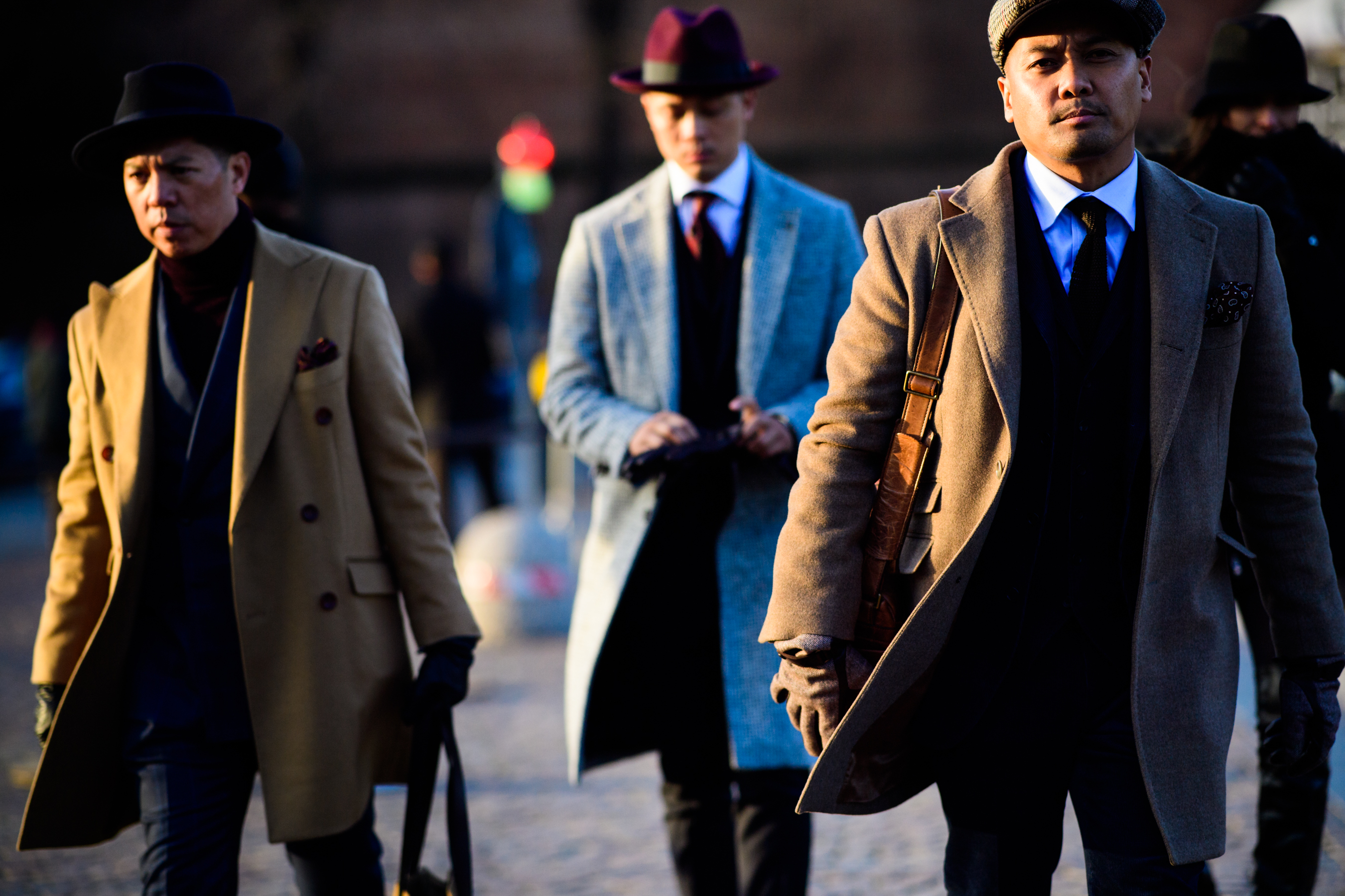 Men wearing suits