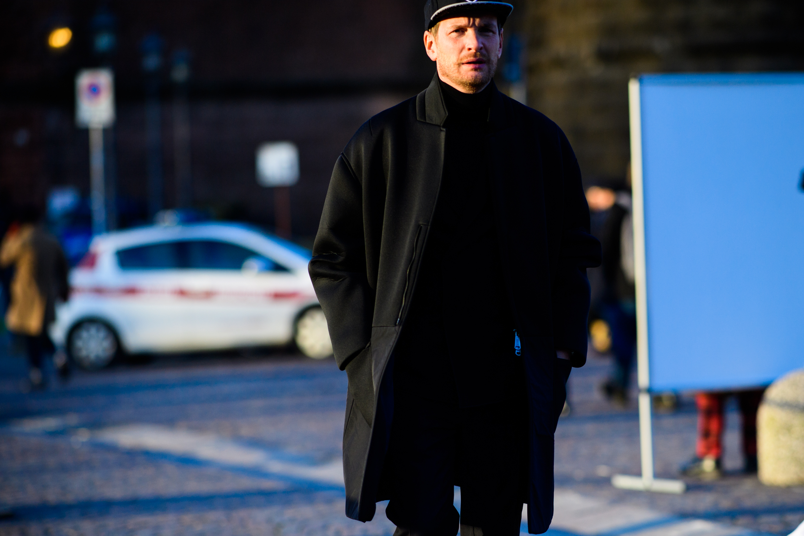 Man wearing total black
