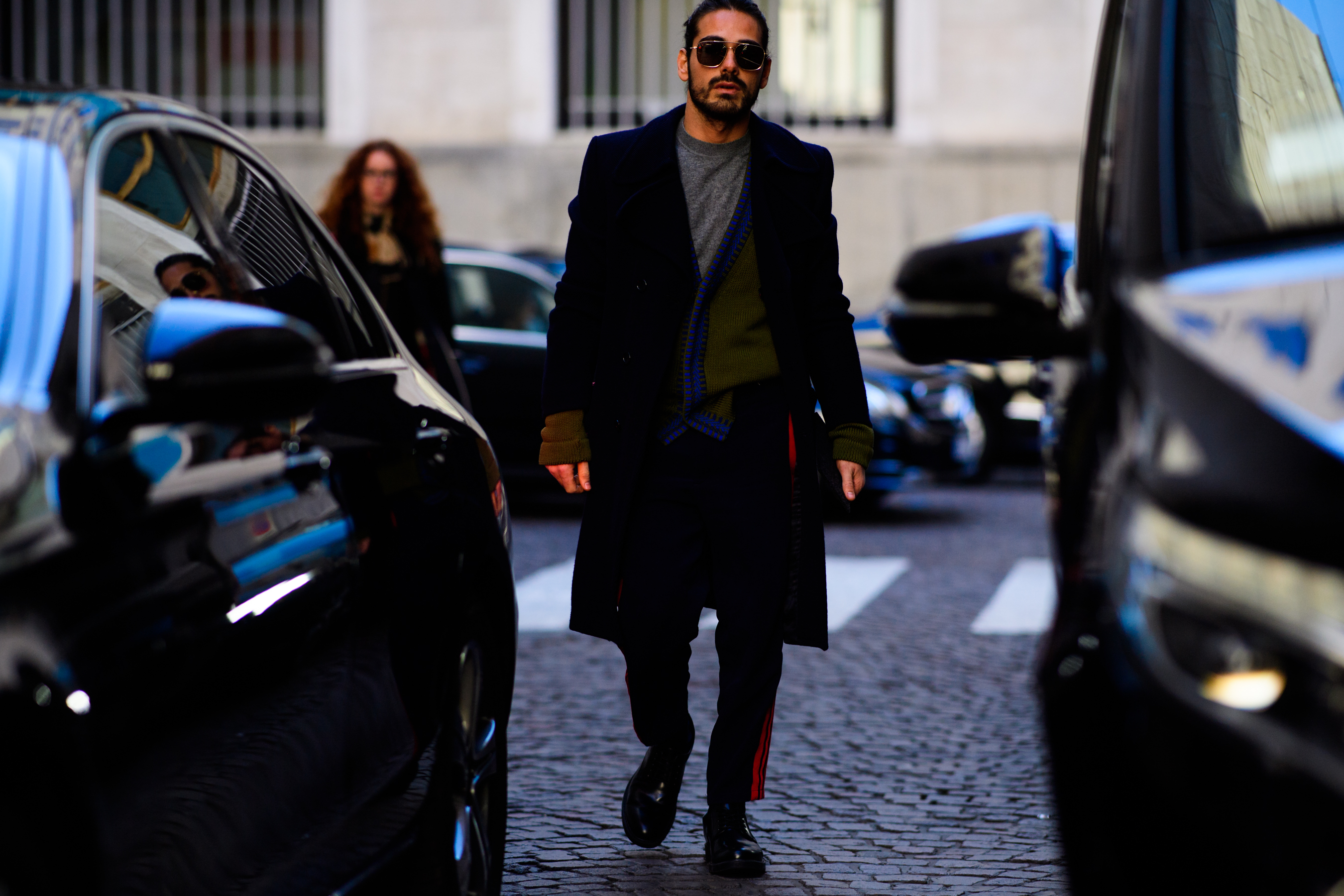Man wearing sunglasses