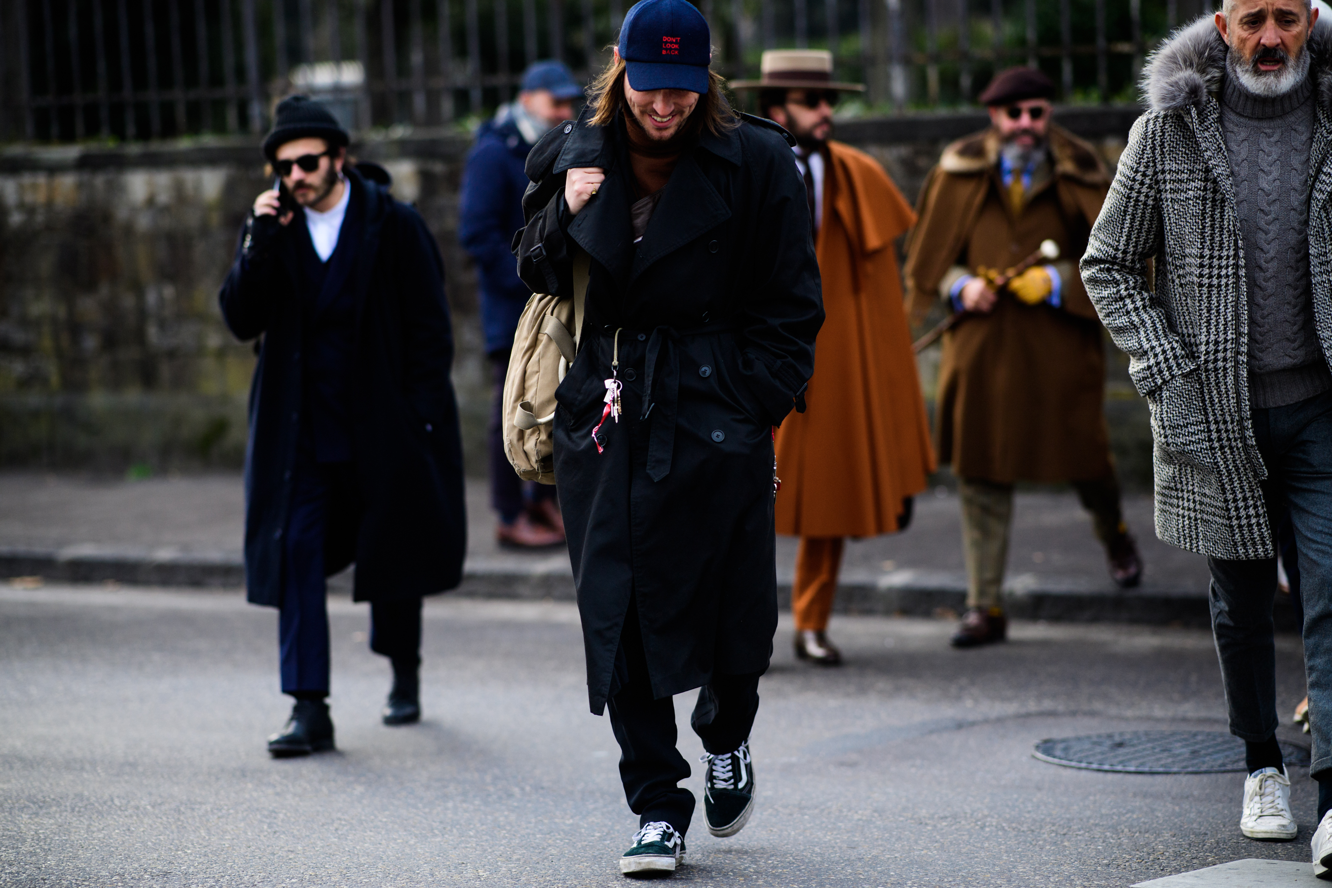 Man wearing Vans shoes