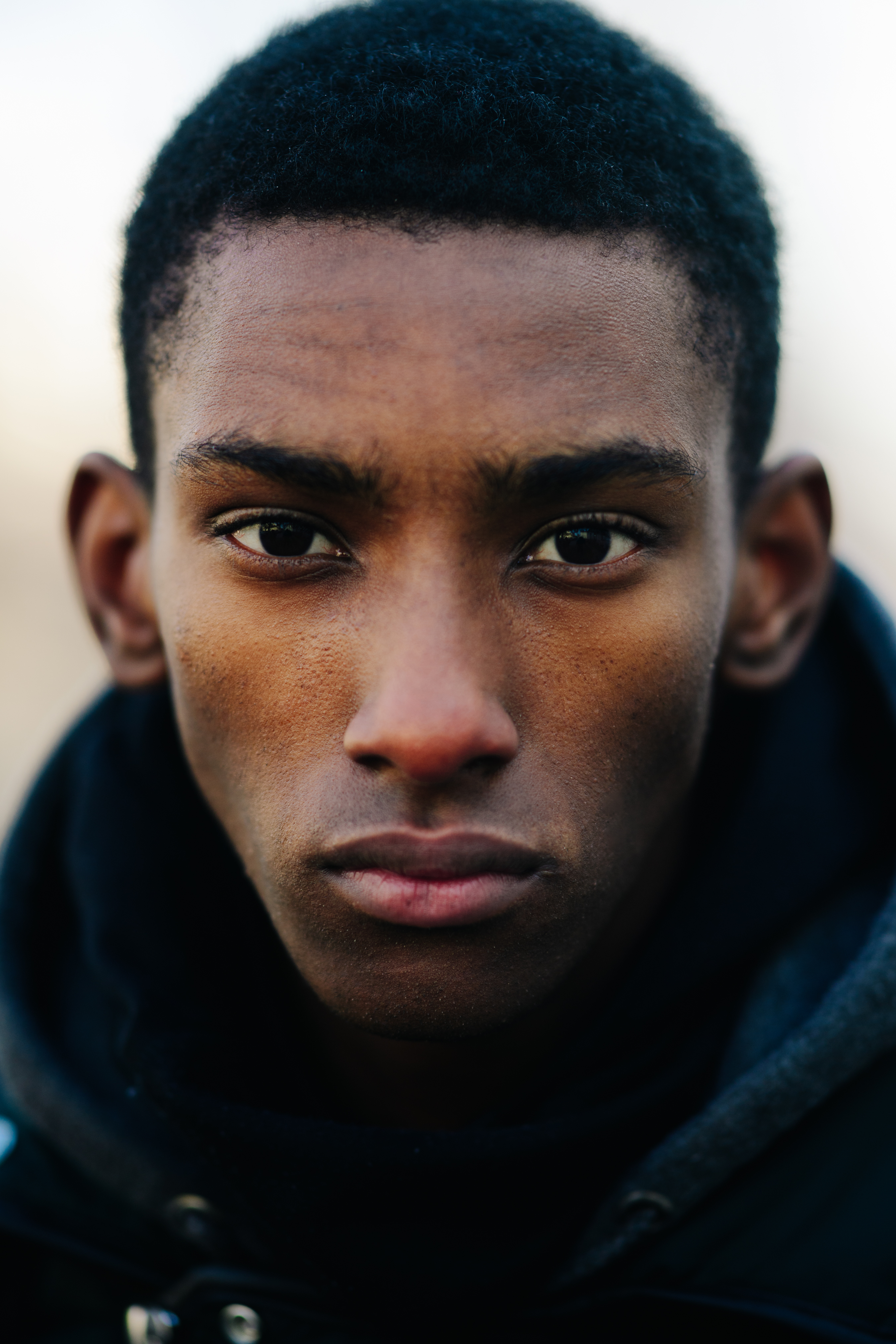Portrait of african model