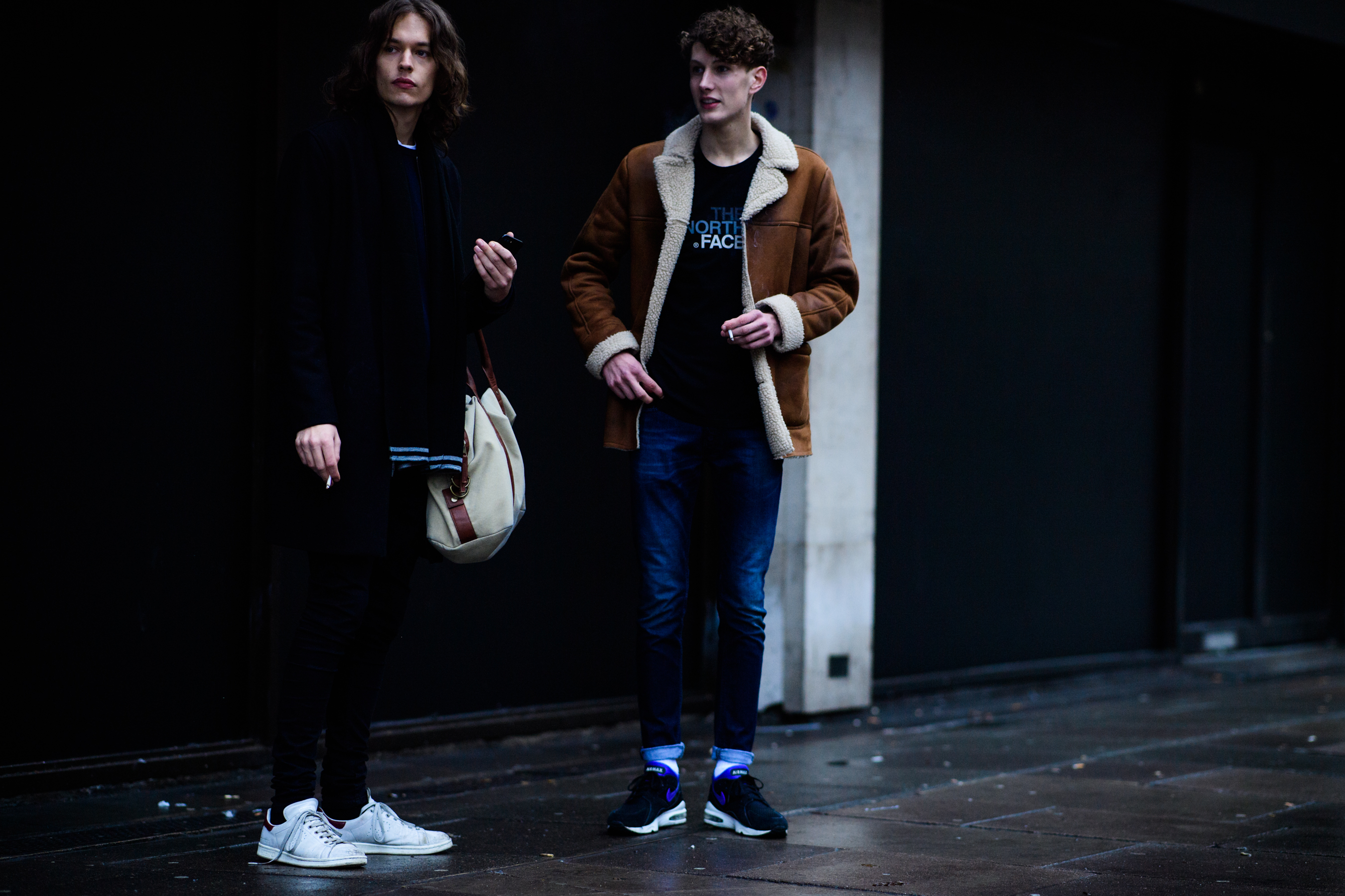 Models before the show
